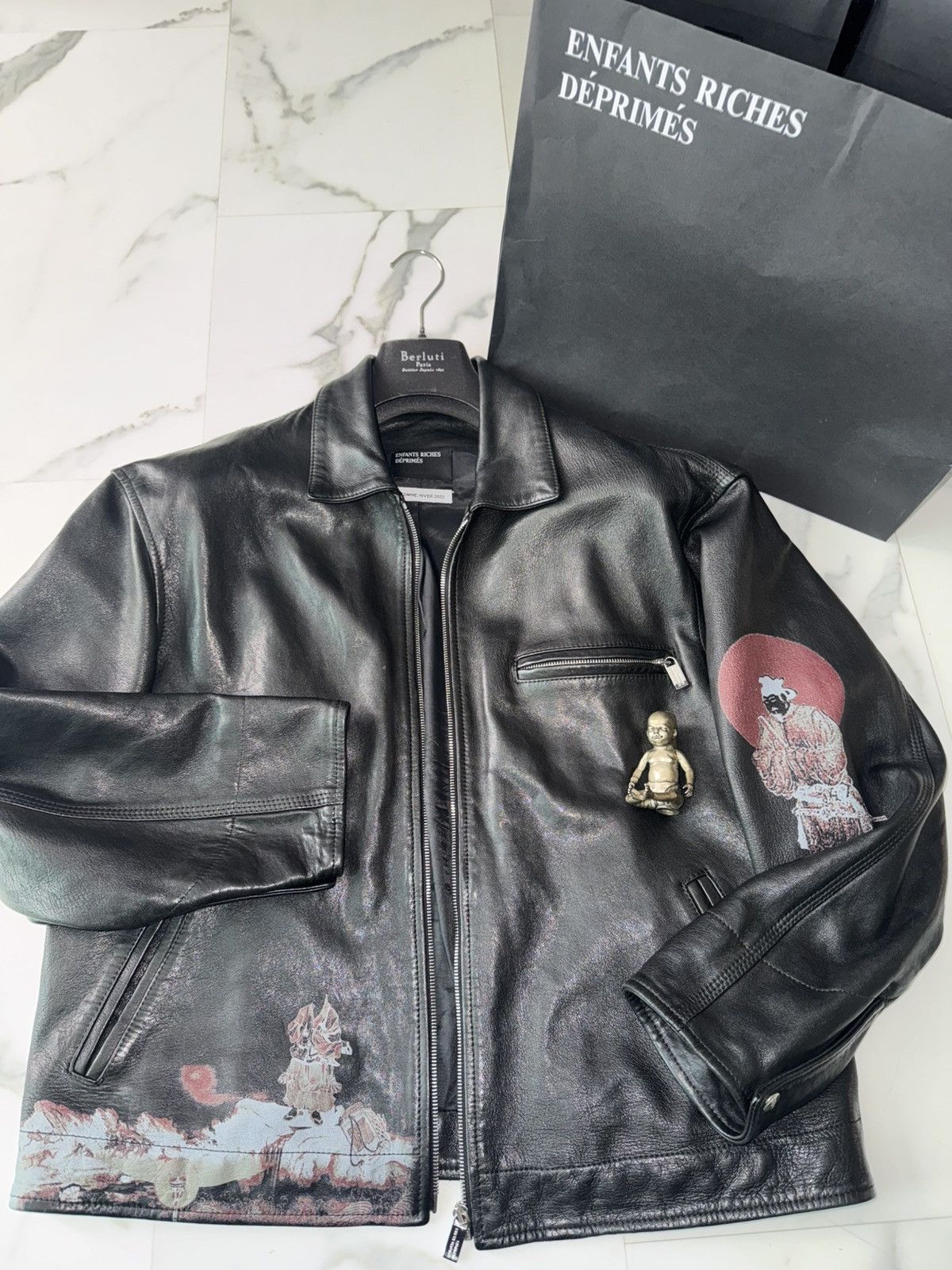 Enfants Riches Deprimes ERD himalayan junkie leather jacket Size US M / EU 48-50 / 2 - 2 Thumbnail