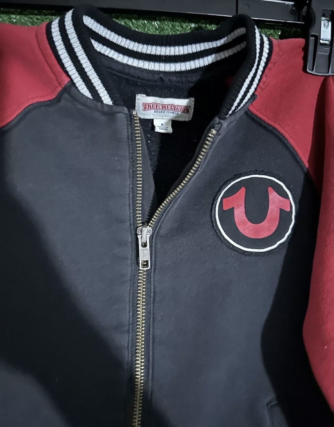 True Religion × Vintage True Religion Boys Varsity Sweater Size US XXS / EU 40 - 3 Thumbnail