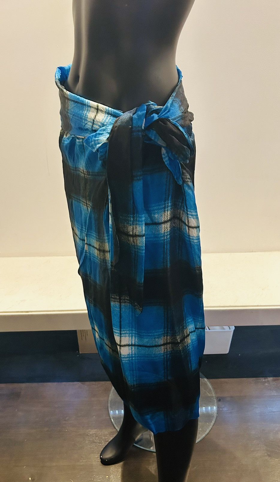 Dries Van Noten Dries van noten blue plaid skirt. Size 28" / US 6 / IT 42 - 10 Thumbnail