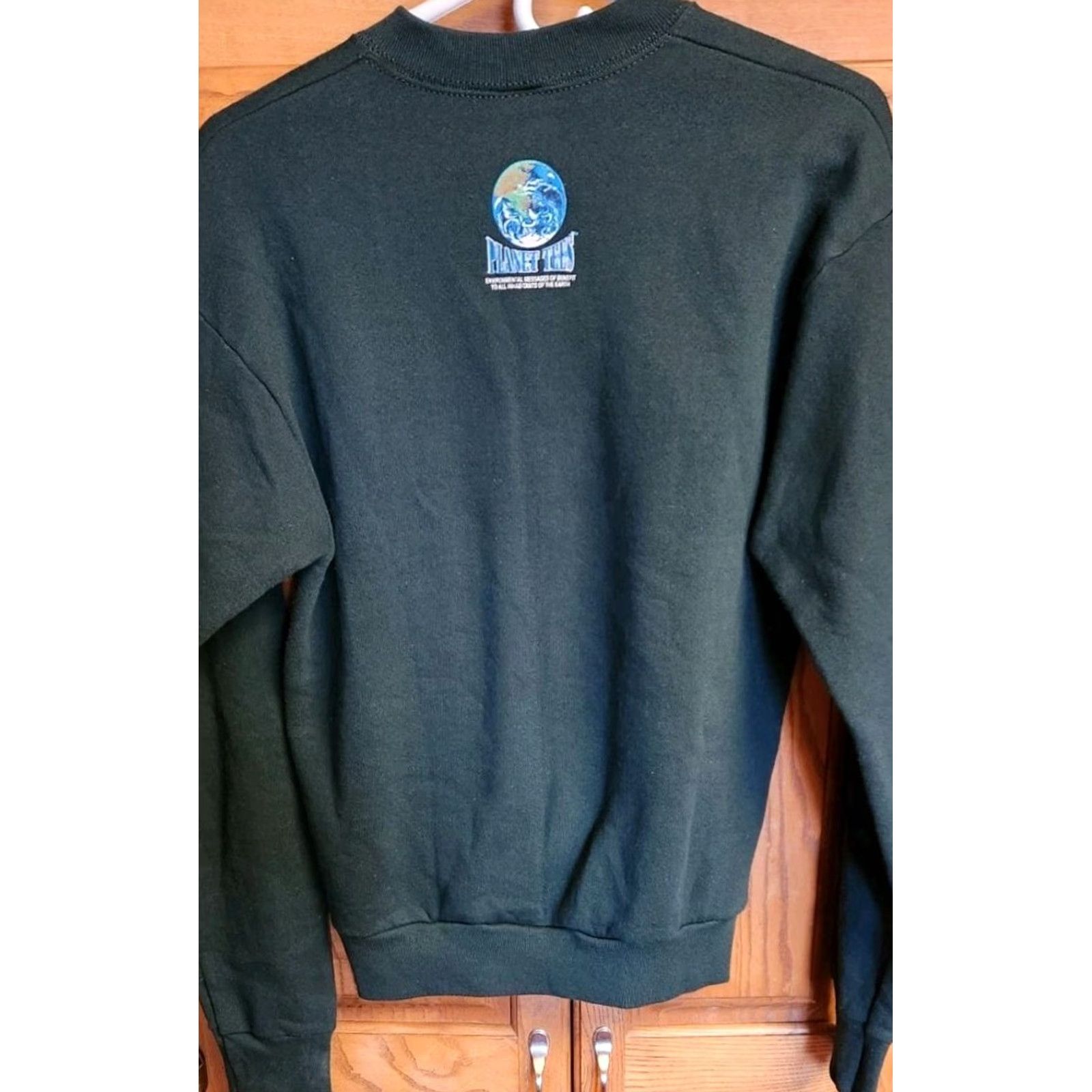 Fruit Of The Loom VINTAGE Fruit of the Loom Sweatshirt Unisex Adults Size M Green Ocean Nature 80s 90s Graphic Print Logo USA Made Retro Classic Size US M / EU 48-50 / 2 - 5 Thumbnail