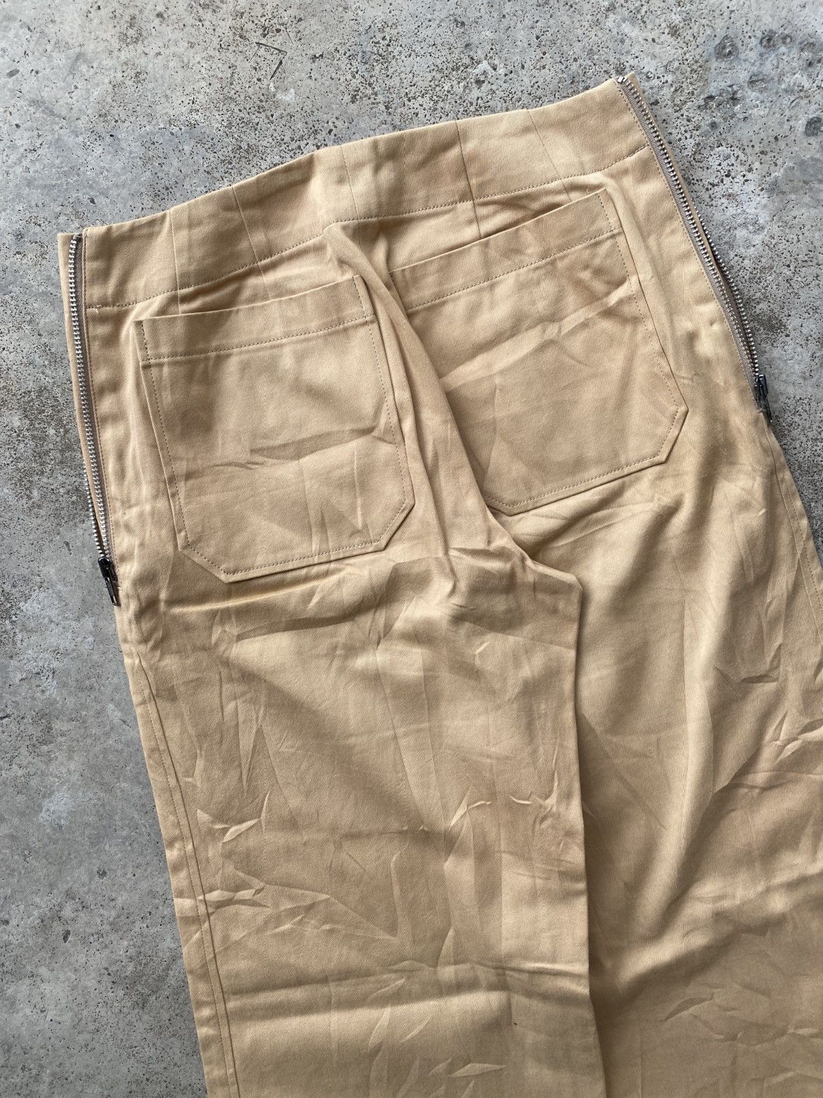 Issey Miyake × Japanese Brand Sick Design🔥Wide Pants 2 Side Zipper Size US 29 - 7 Thumbnail