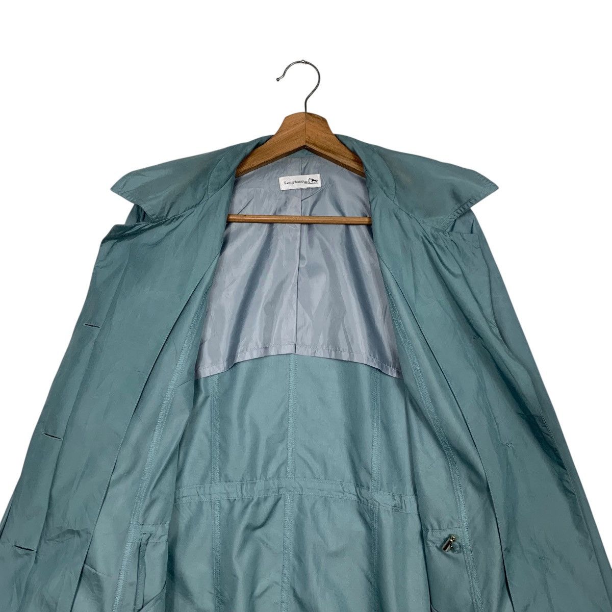 Longchamp LONGCHAMP Classic Button Coat Jacket #2687-C120 Size L / US 10 / IT 46 - 12 Thumbnail