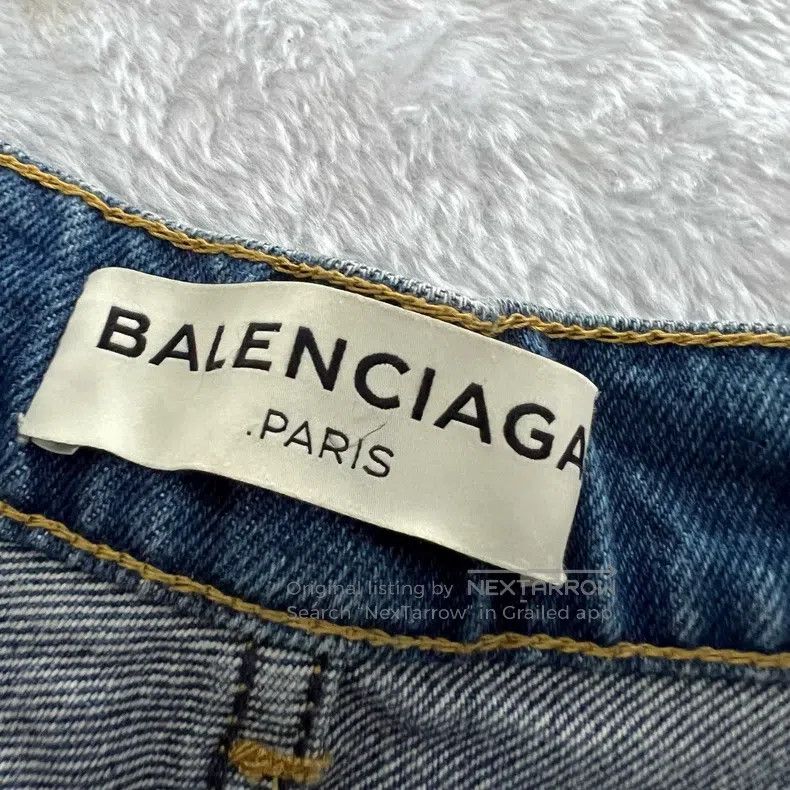 Balenciaga Dark Blue Denim Pants