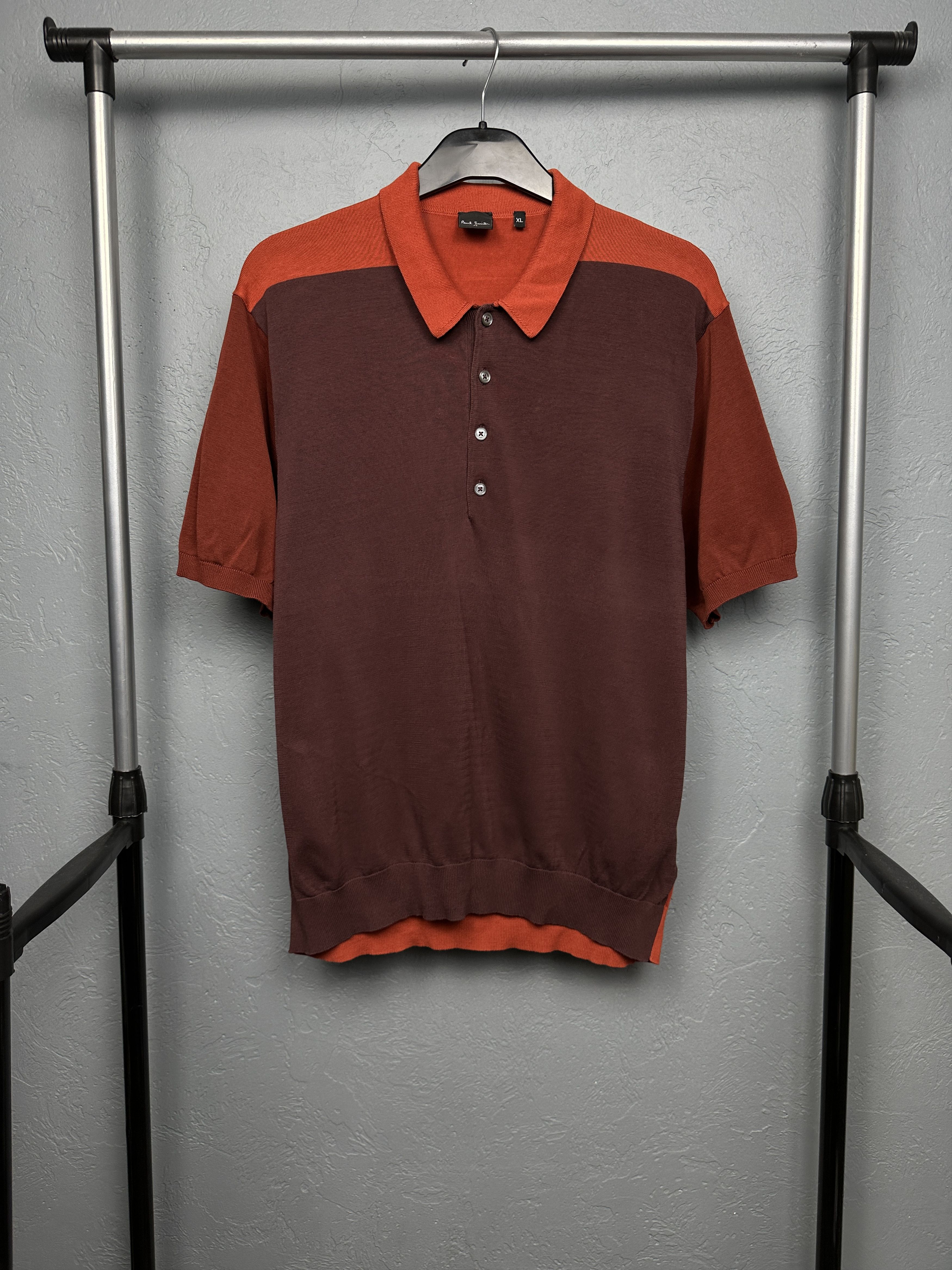 Paul Smith Paul Smith Mens Knit Polo Shirt Size US XL / EU 56 / 4 - 1 Thumbnail