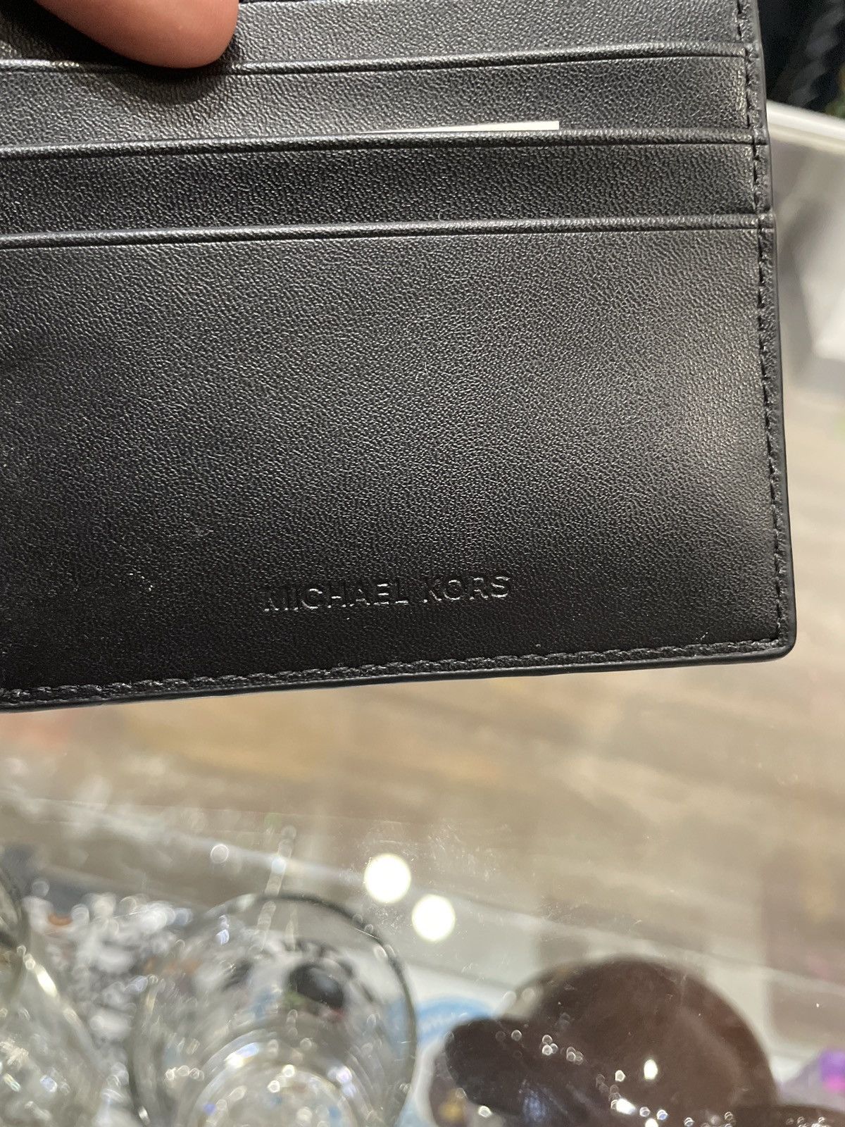 Michael Kors Michael Kors Black Monogram Bi- Fold Wallet Size ONE SIZE - 2 Thumbnail