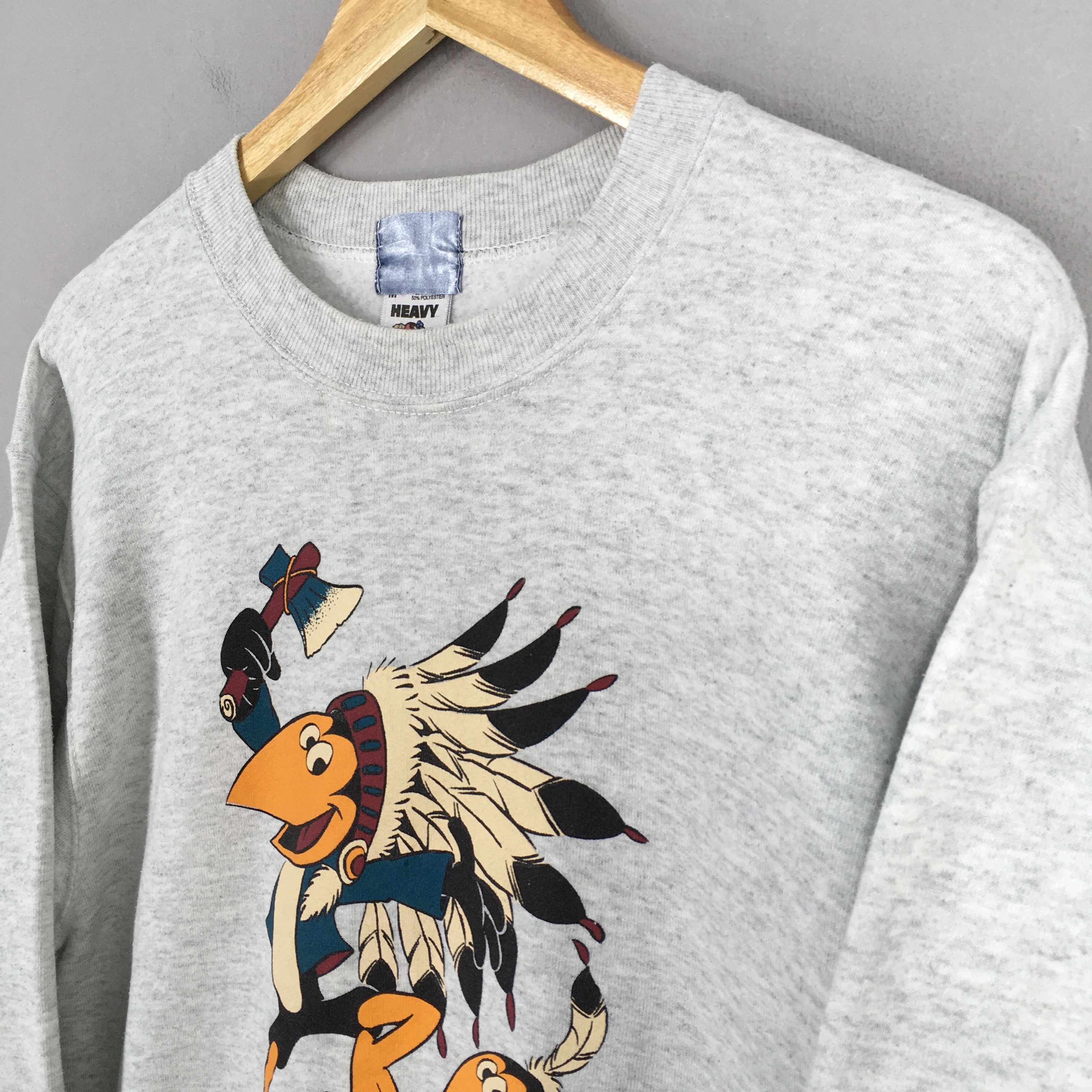 Fruit Of The Loom Vintage 90s Heckle and Jeckle Sweatshirt Medium Size US M / EU 48-50 / 2 - 4 Thumbnail