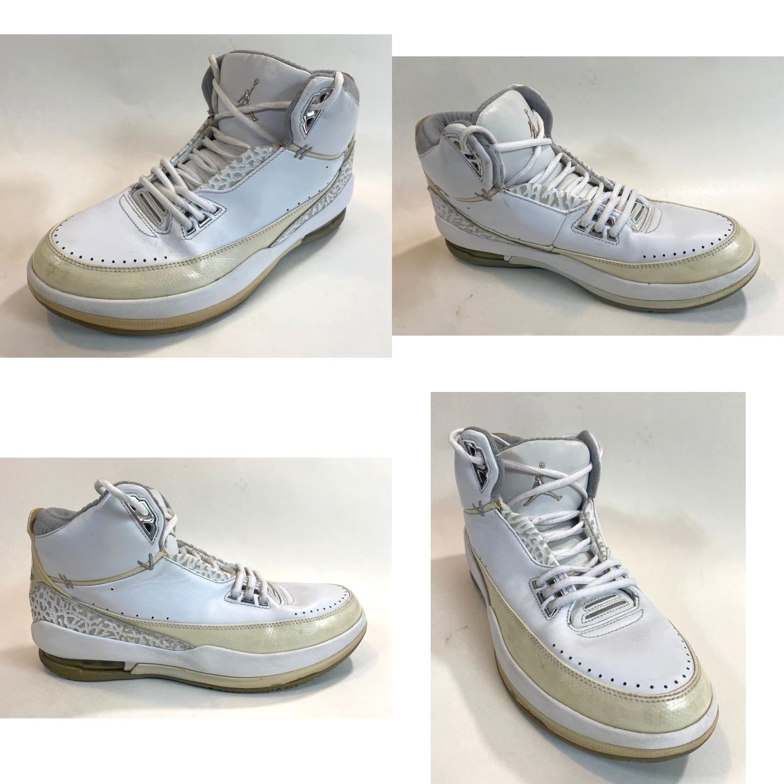 Nike Nike Air Jordan 2.5 Retro Triple White Men's Sneaker 2008 331987-107 Size US 10.5 Size ONE SIZE - 9 Thumbnail