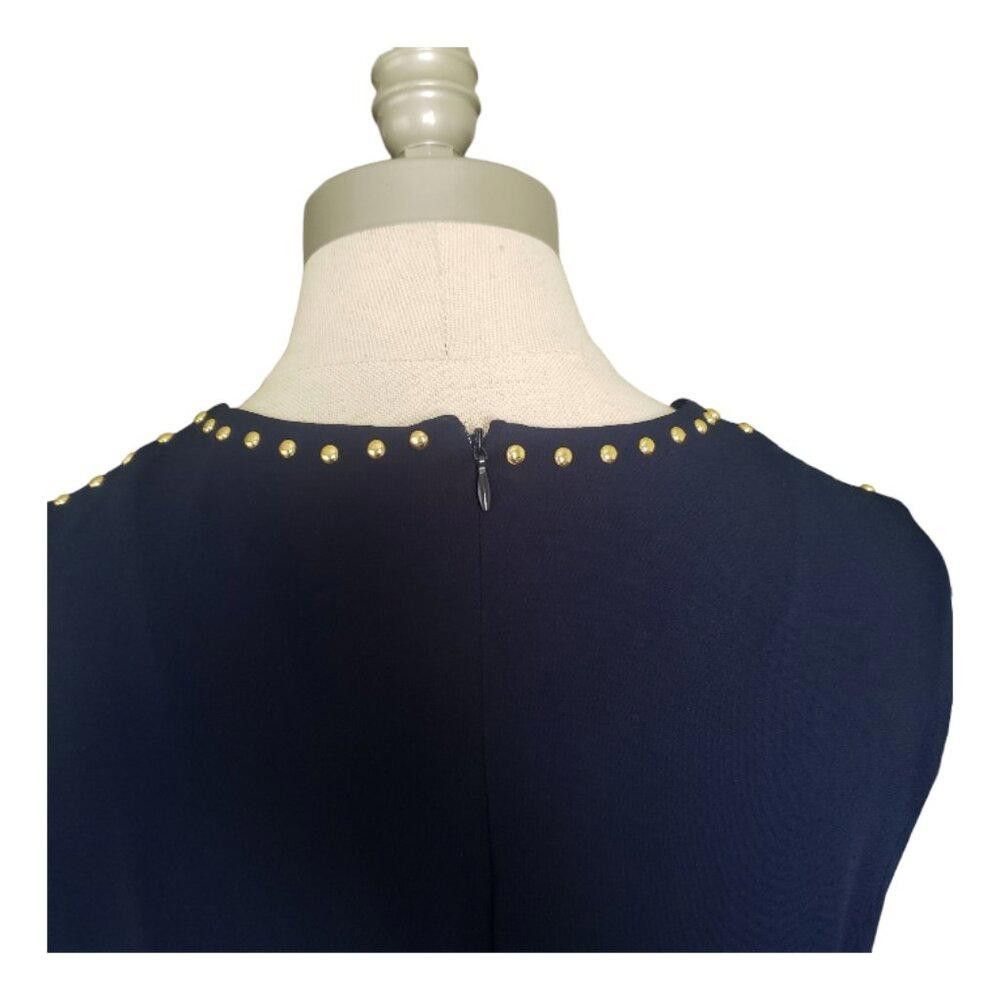 Designer CT773 Philosophy Nave Studded Sleeveless Midi Dress M Size M / US 6-8 / IT 42-44 - 5 Thumbnail