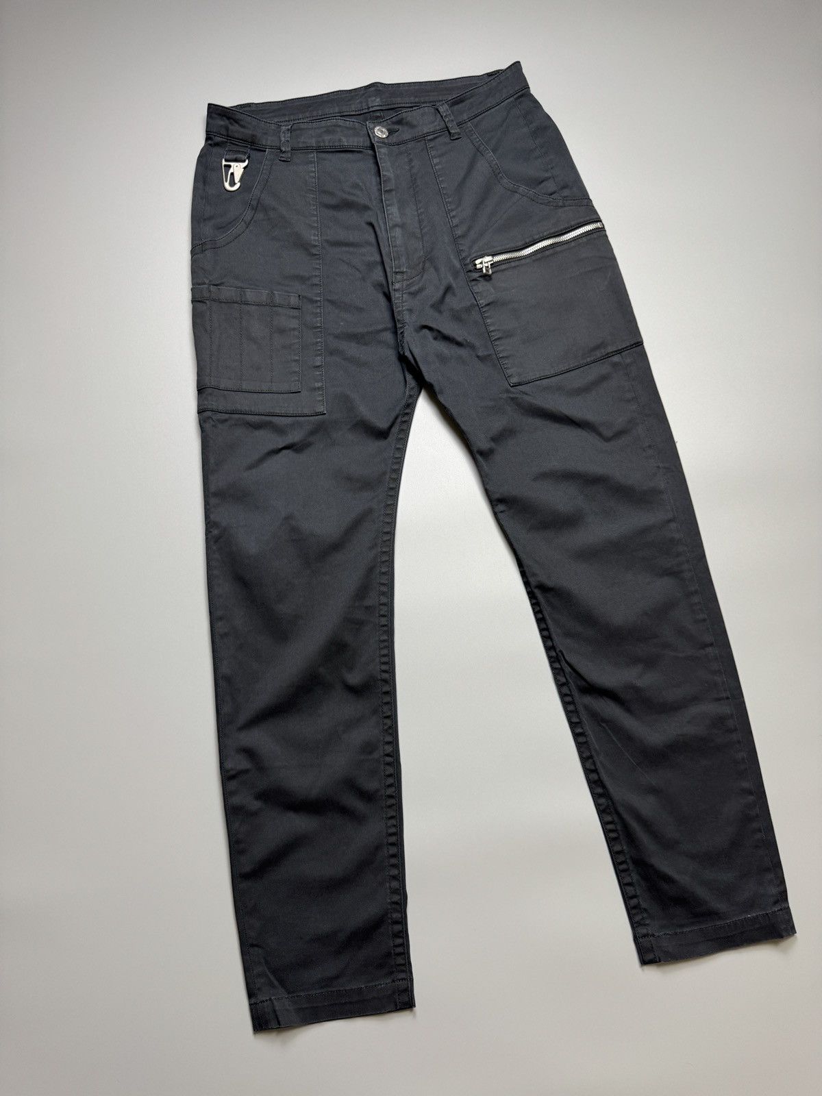 Helmut Lang Helmut Lang - Carabiner Black Cargo Pants Size US 30 / EU 46 - 3 Thumbnail
