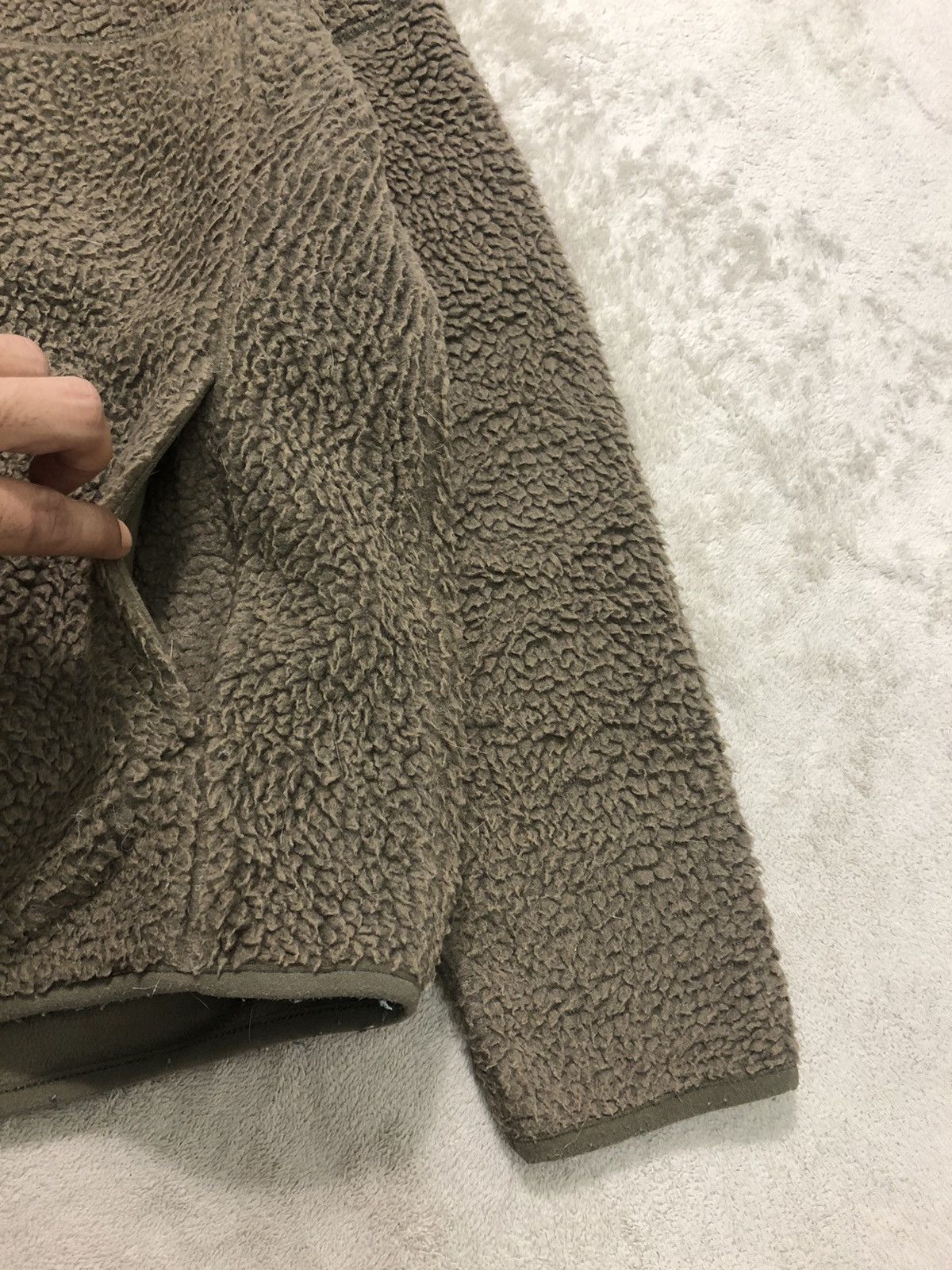 Japanese Brand × Vintage Vintage Gu Olive Green Patagonia Style Fleece Jacket Size US M / EU 48-50 / 2 - 6 Thumbnail