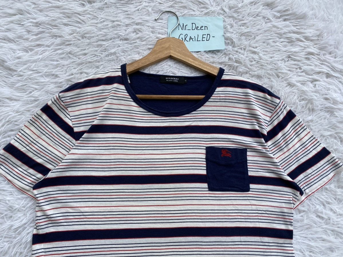 Burberry Rare Vintage Burberry Stripes Tshirt Size US M / EU 48-50 / 2 - 10 Thumbnail