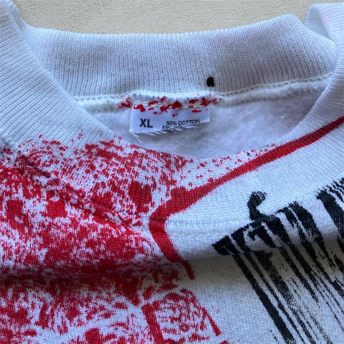 Fruit Of The Loom Vintage 90s Hockey Art AOP Crewneck Sweatshirt XL FOTL NHL Size US L / EU 52-54 / 3 - 4 Thumbnail