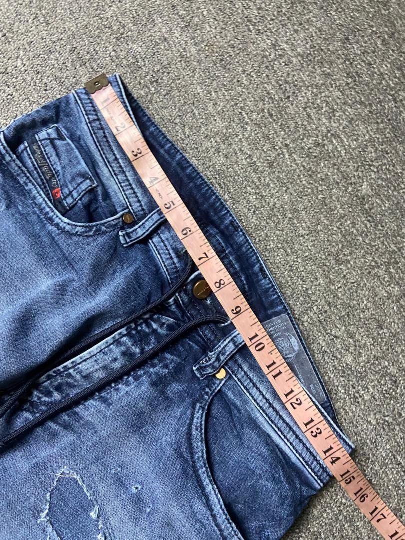 Diesel Diesel Thommer-T Distressed Slim Fit Jeans (175) Size US 29 - 8 Thumbnail
