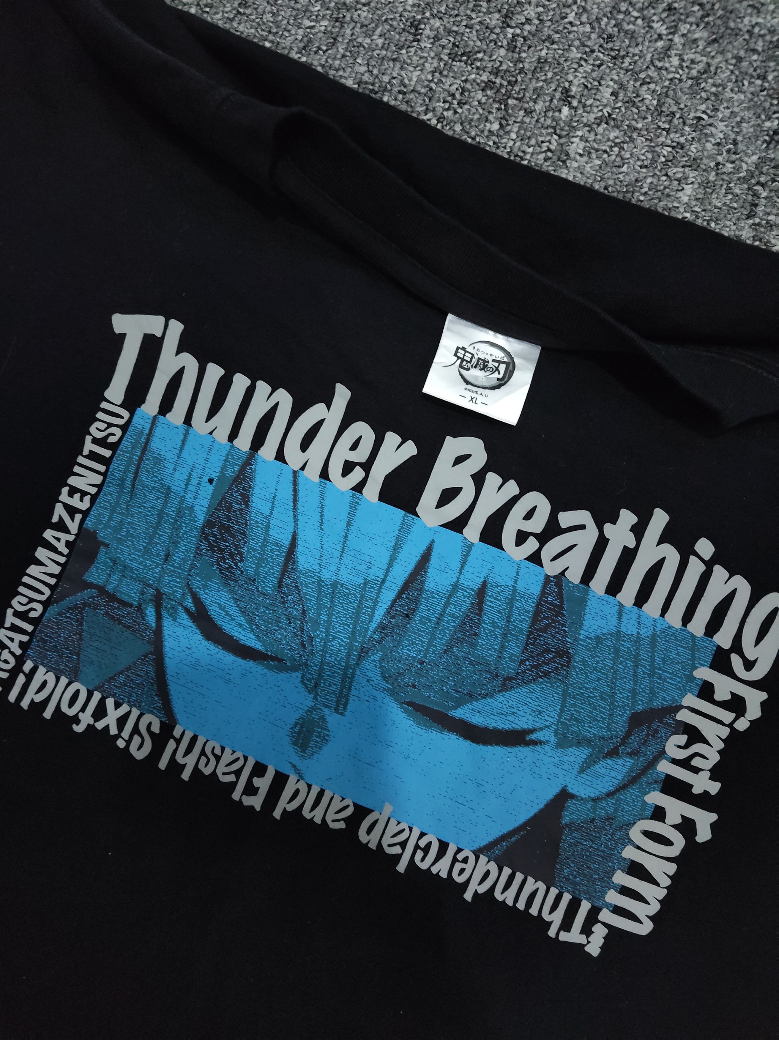 Anime Anime Demon Slayer Kimetsu No yaiba long sleeve t shirt Size US XL / EU 56 / 4 - 4 Thumbnail