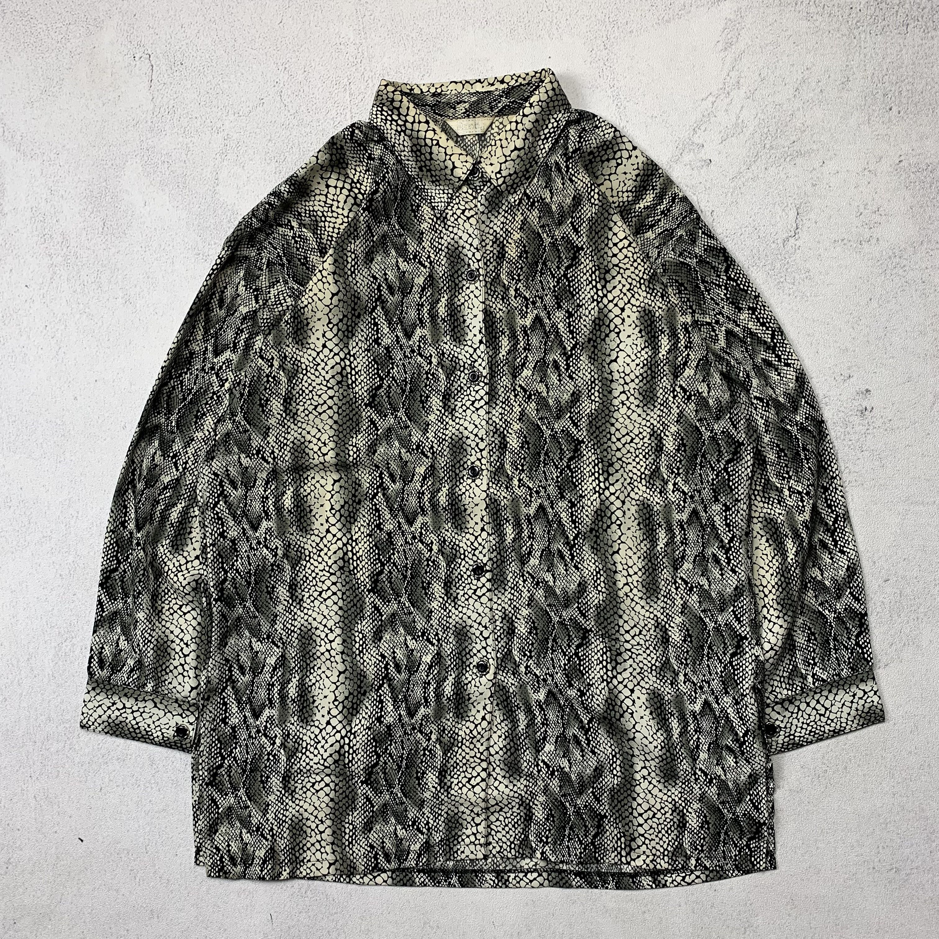 Japanese Brand Vintage Snakeskin Pattern Shirt Size US M / EU 48-50 / 2 - 1 Thumbnail