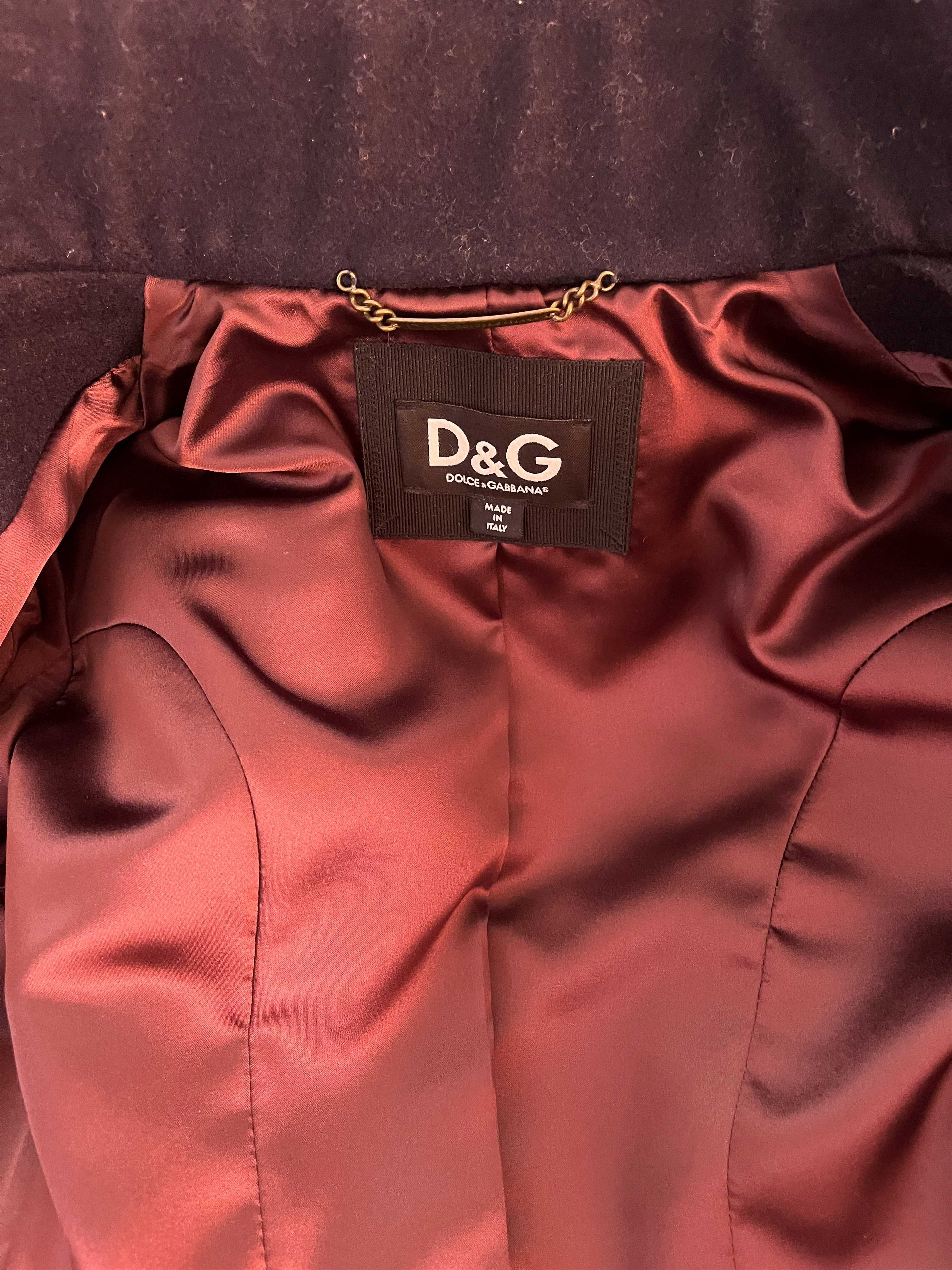 Dolce & Gabbana Military Jacket / D&G - Fall 2009 Catwalk - Size 36 ITA Size S / US 4 / IT 40 - 15 Thumbnail