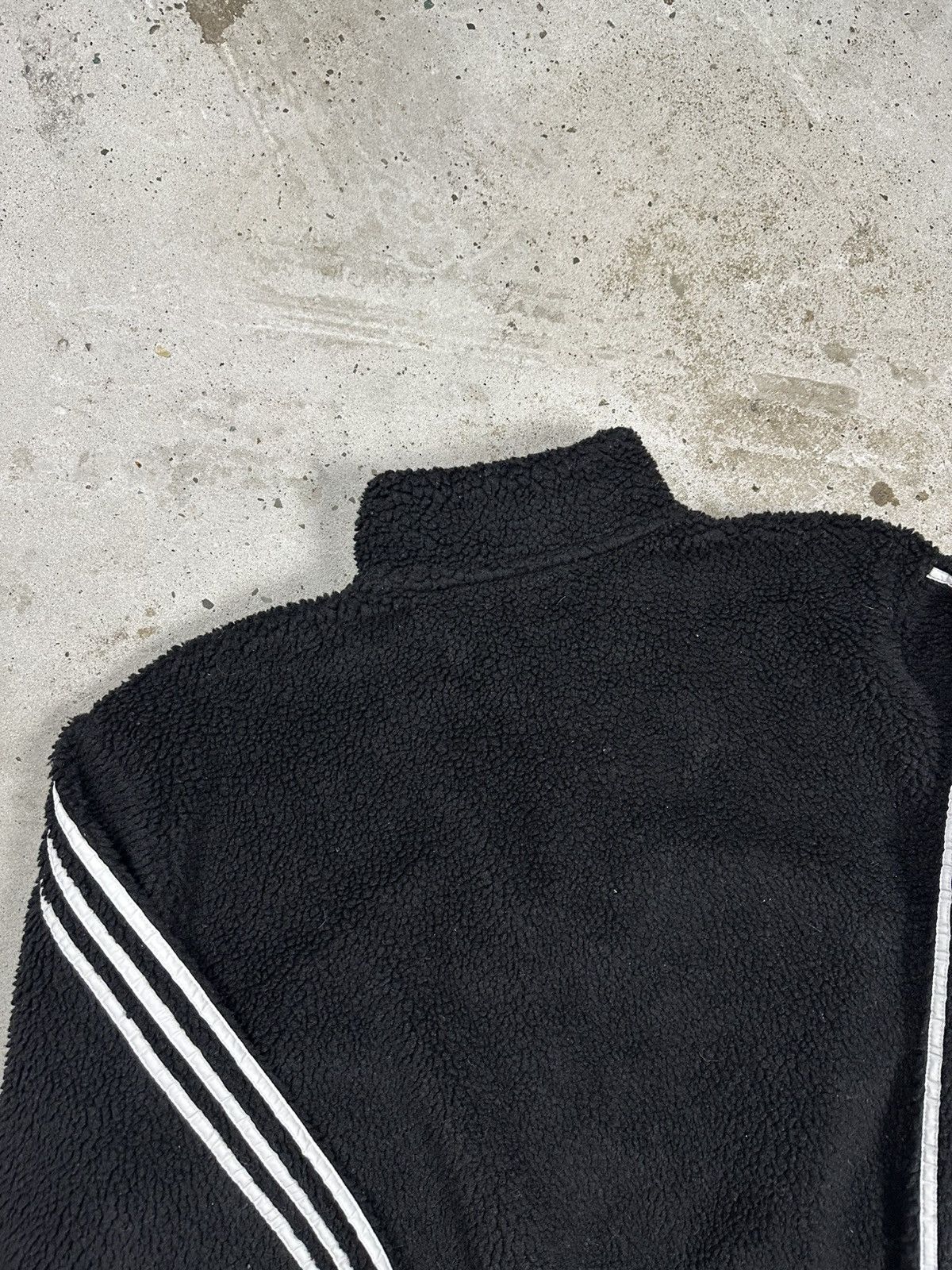 Adidas Adidas Fleece Cropped Half Zip Sweatshirt Boxy Fit Sherpa Size S / US 4 / IT 40 - 13 Thumbnail