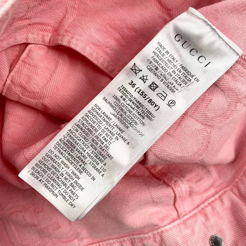Gucci Gucci Logo Denim Jacket Size 36-2506 Size US S / EU 44-46 / 1 - 4 Thumbnail