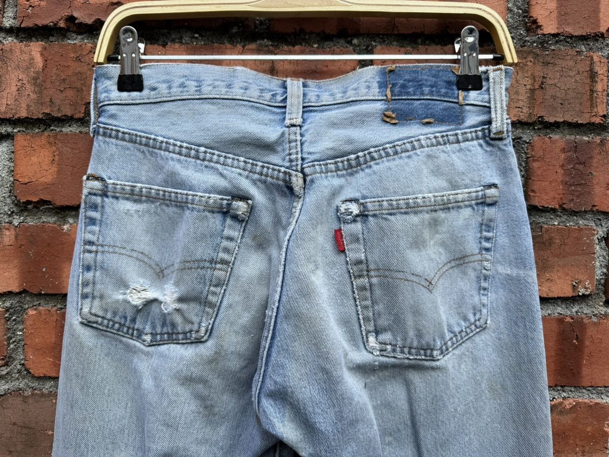 Levi's Vintage Clothing W29x33 Vintage levi’s 501 redline repaired 80s made in USA Size US 29 - 7 Thumbnail