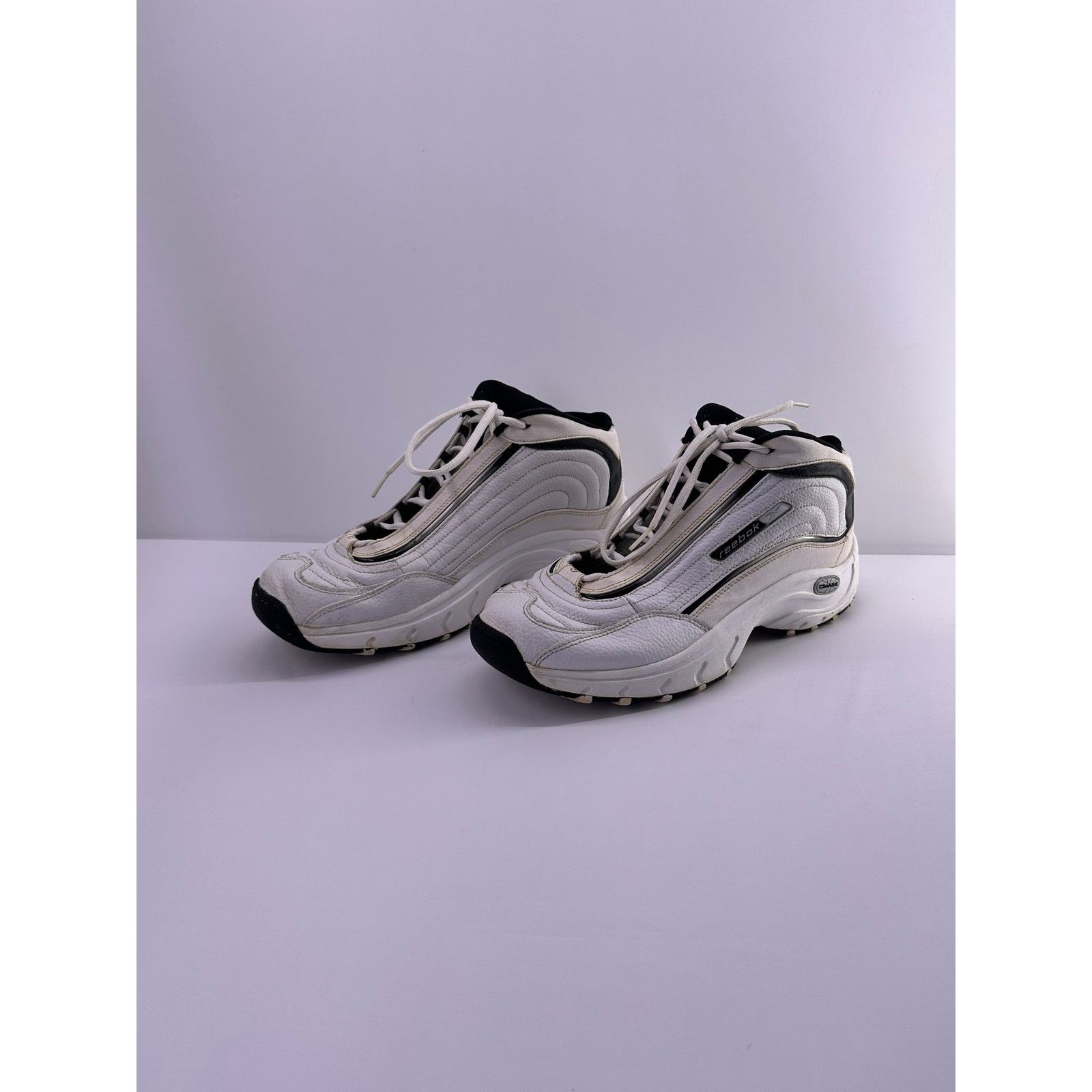 Reebok Vintage Reebok DWX White Hightop Shoes Size 12 Men Size US 12 / EU 45 - 2 Thumbnail