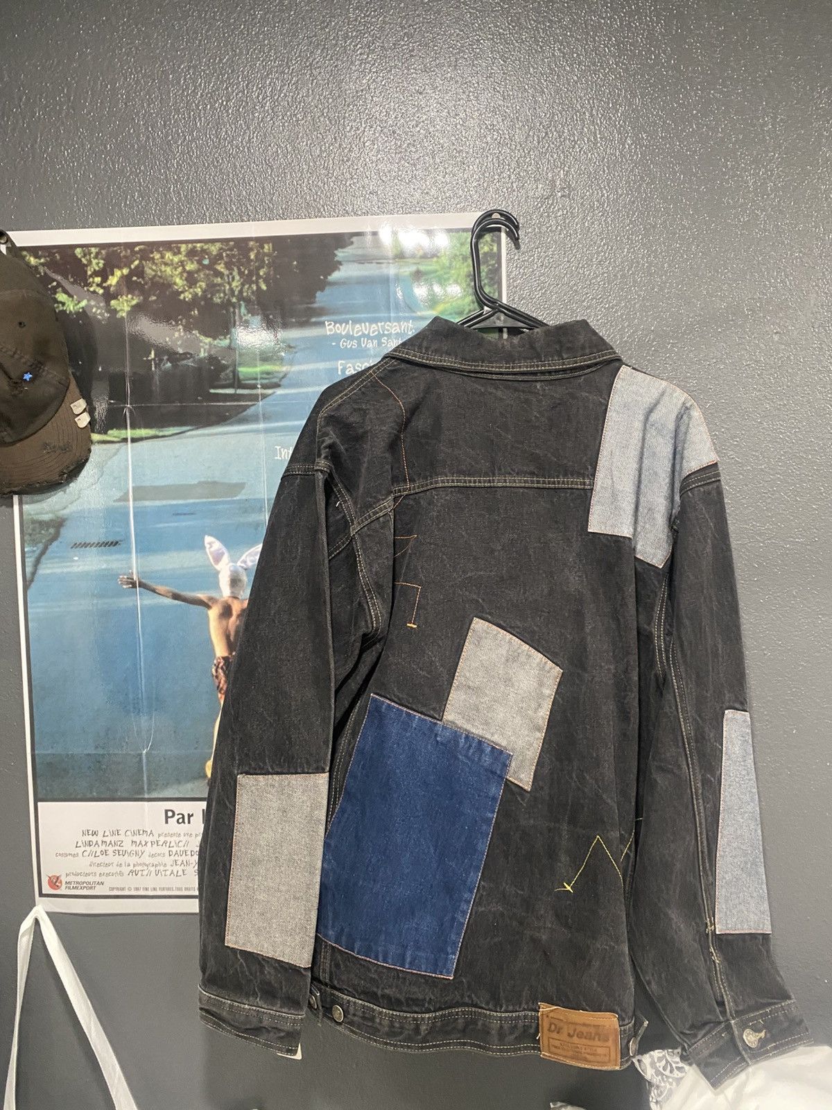 Dr. Denim × Vintage Dr. Jeans Patchwork Denim Jacket Size US XL / EU 56 / 4 - 6 Thumbnail