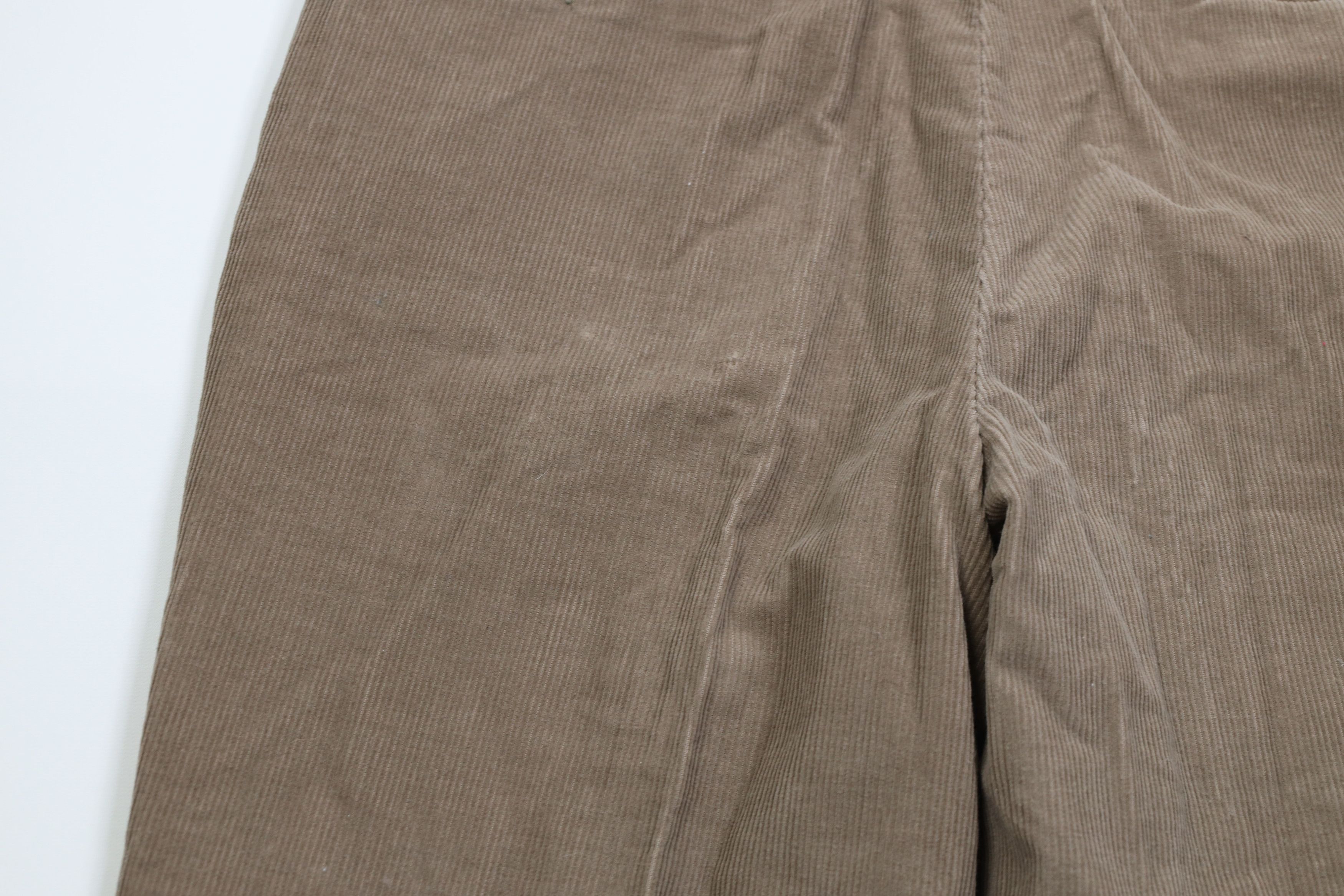 Vintage Vintage 90s Streetwear Flared Wide Leg Corduroy Chino Pants Size US 36 / EU 52 - 14 Thumbnail