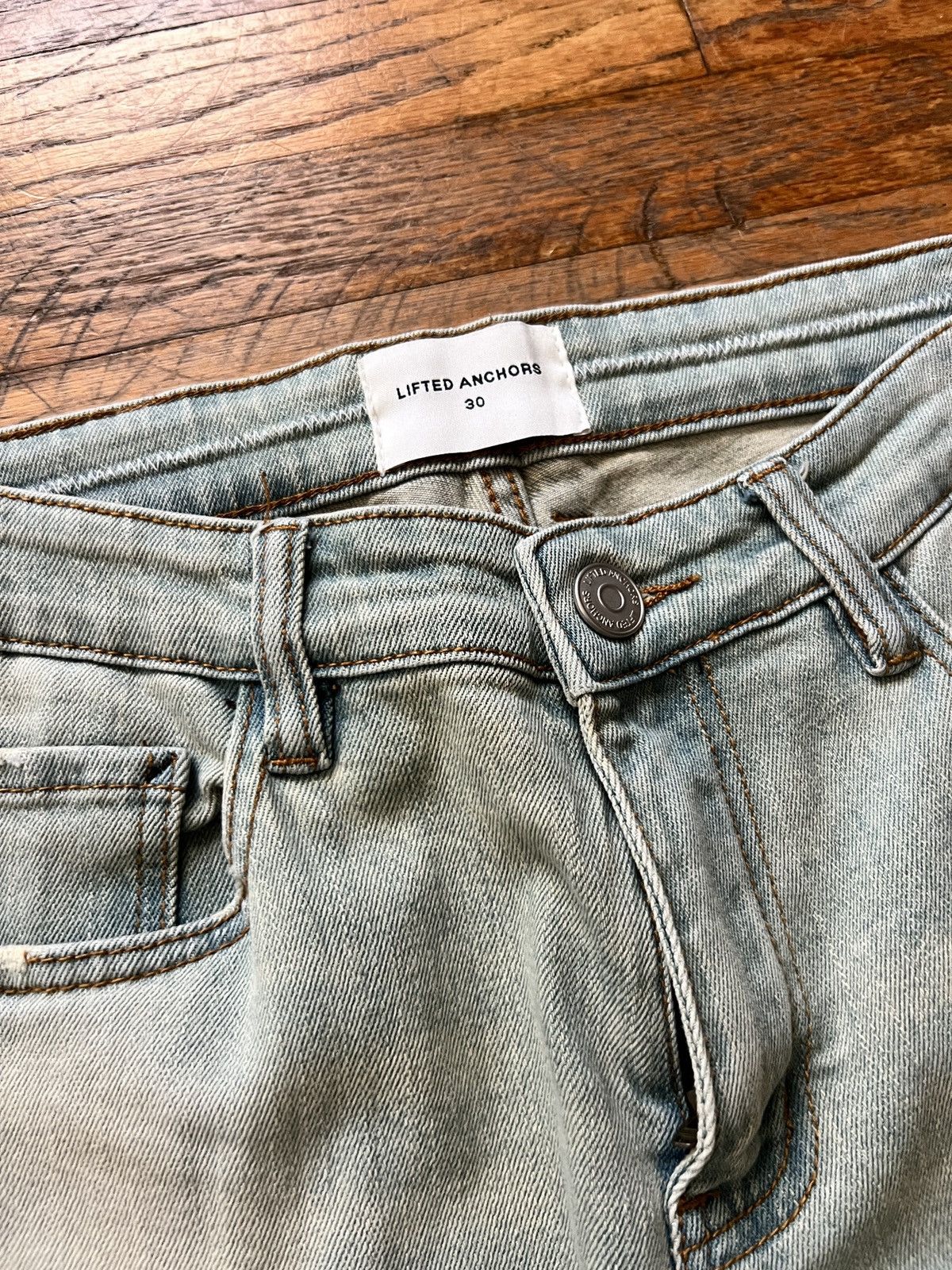 Lifted Anchors Lifted Anchors Vintage Wash denim Size US 30 / EU 46 - 2 Thumbnail