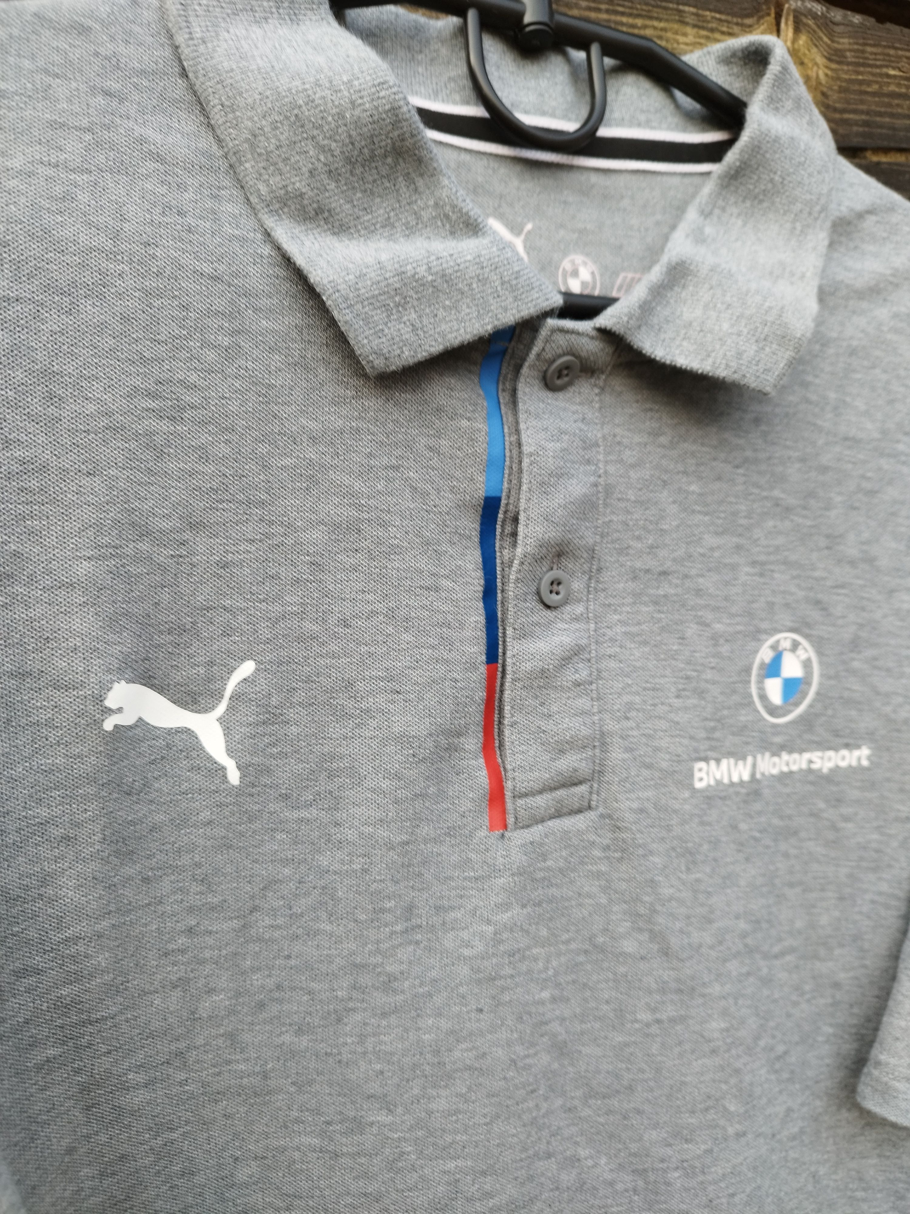 BMW × Puma Puma x BMW Motorsport M Series Polo Shirt - Grey Size US XL / EU 56 / 4 - 4 Thumbnail