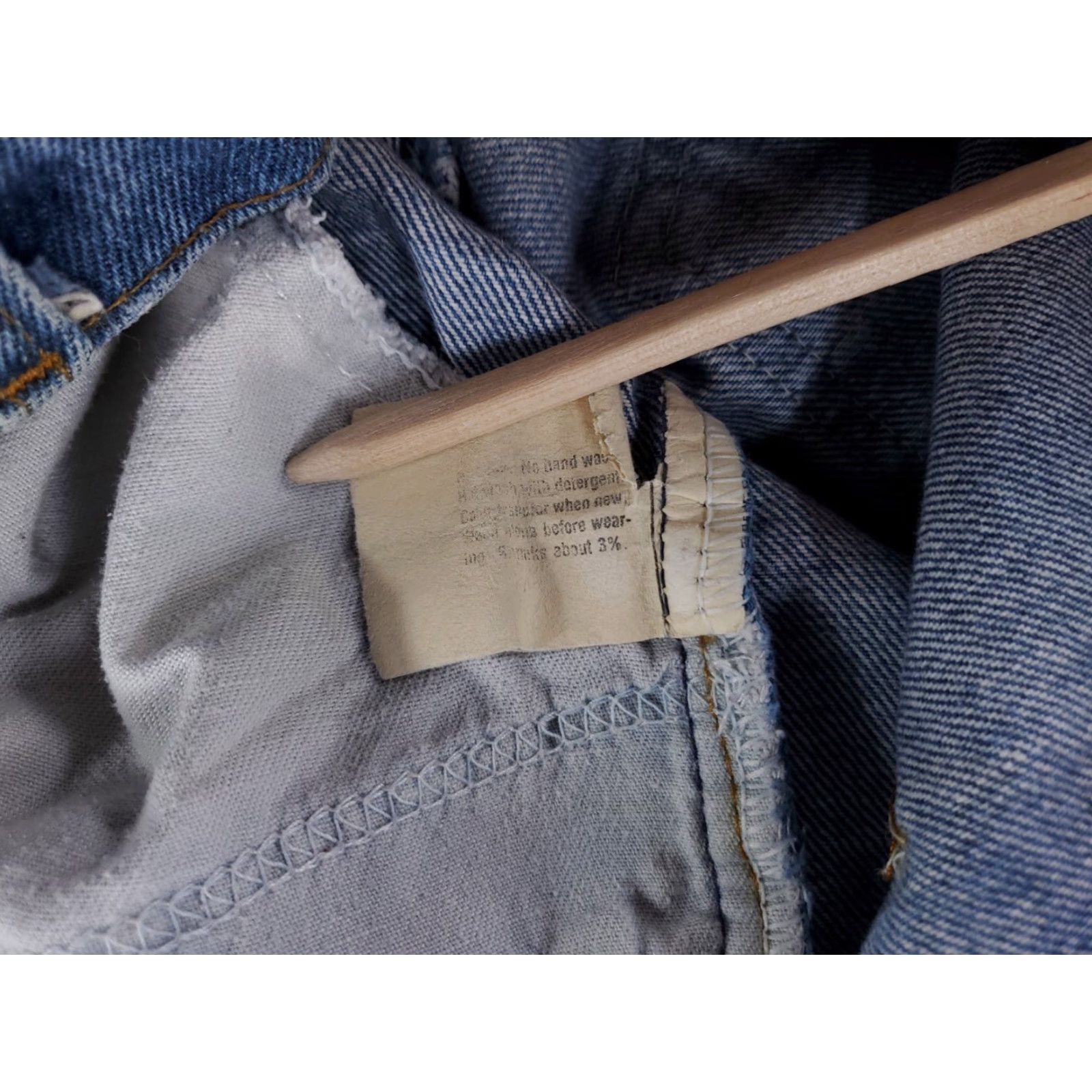 Levi's VINTAGE Levi's 517 Jeans Bootcut 80s Orange Tab Whiskering Blue Mens 36 32 Actual Size US 36 / EU 52 - 5 Thumbnail