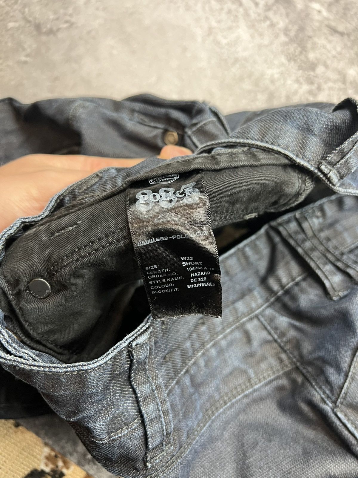 Japanese Brand 883 Police Y2K Tapered Jeans Denim Pants Size US 32 / EU 48 - 9 Thumbnail