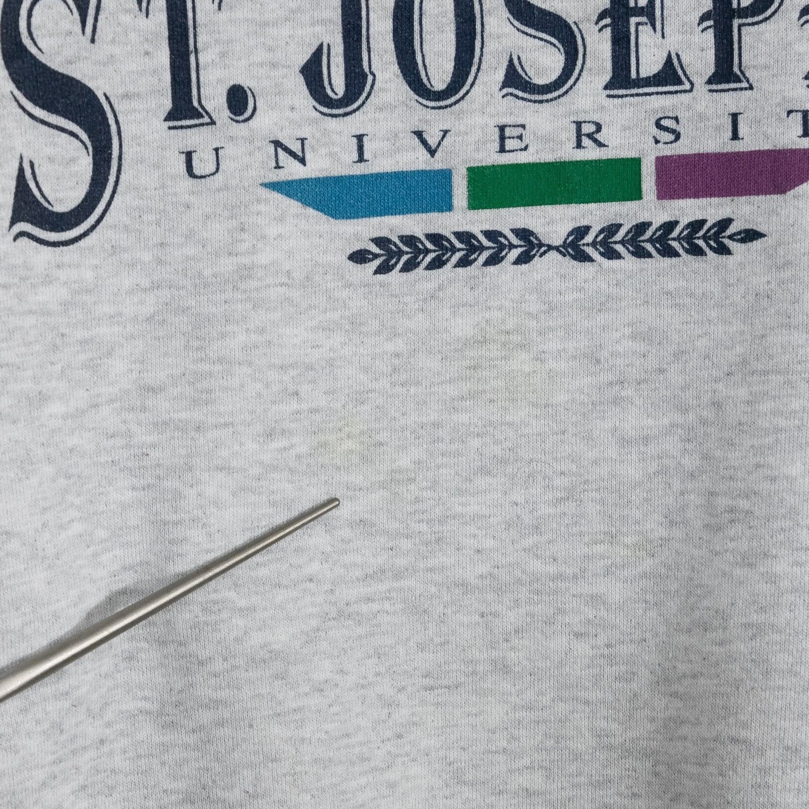Vintage Vintage 90s St Josephs University Sweatshirt Mens Large Size US L / EU 52-54 / 3 - 4 Thumbnail