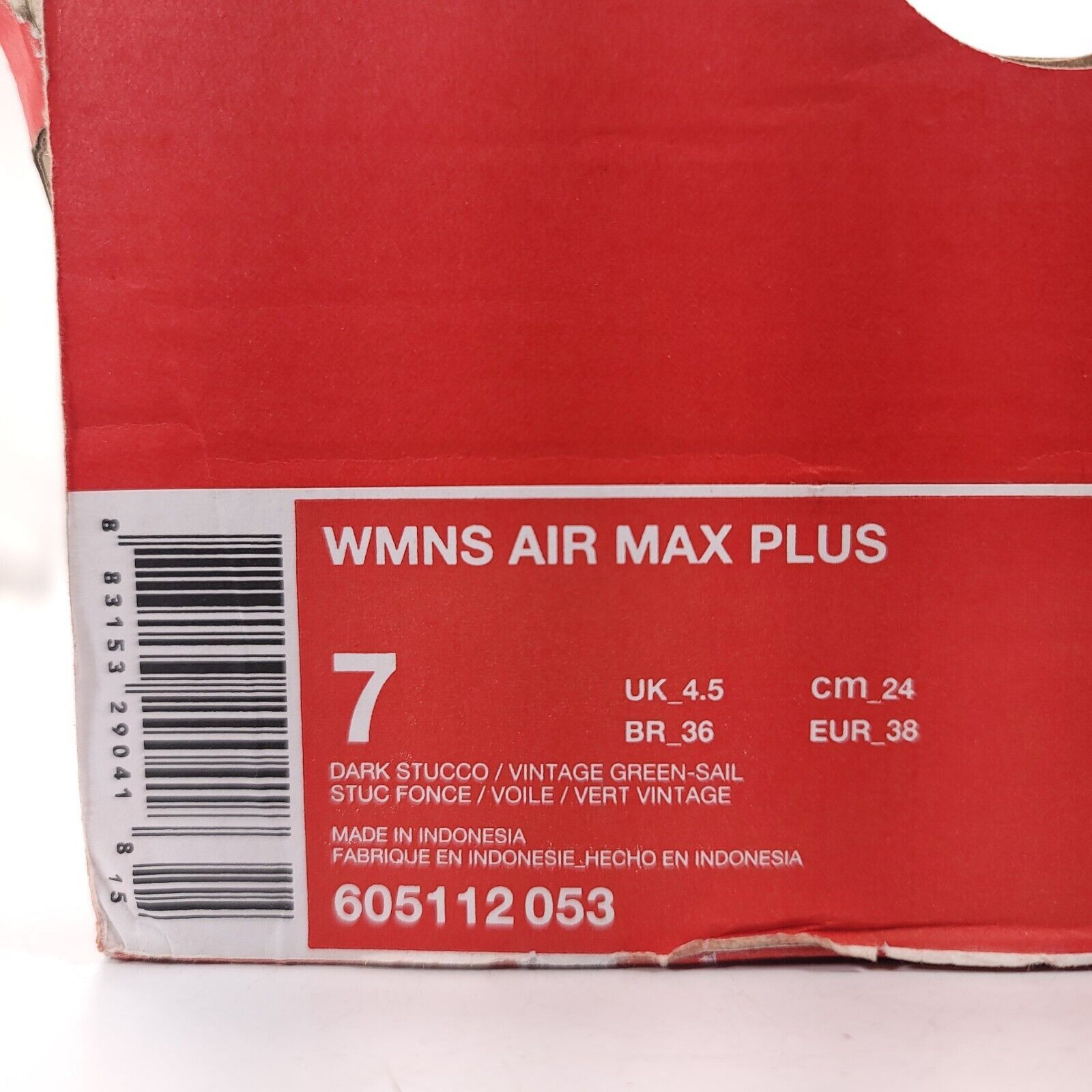 Nike Nike Air Max Plus Shoe Womens Size 7 605112-053 Gray Green Size US 7 / IT 37 - 10 Thumbnail