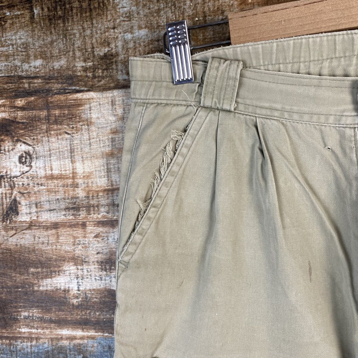 Japanese Brand DL Caral Beige Cargo Multipocket Pants #C1132 Size US 26 / EU 42 - 7 Thumbnail