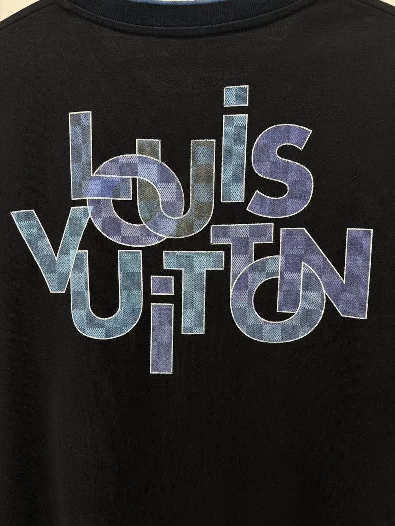 Louis Vuitton LOUIS VUITTON Checkerboard printed short sleeves 2504-Nexta Size US XL / EU 56 / 4 - 5 Thumbnail