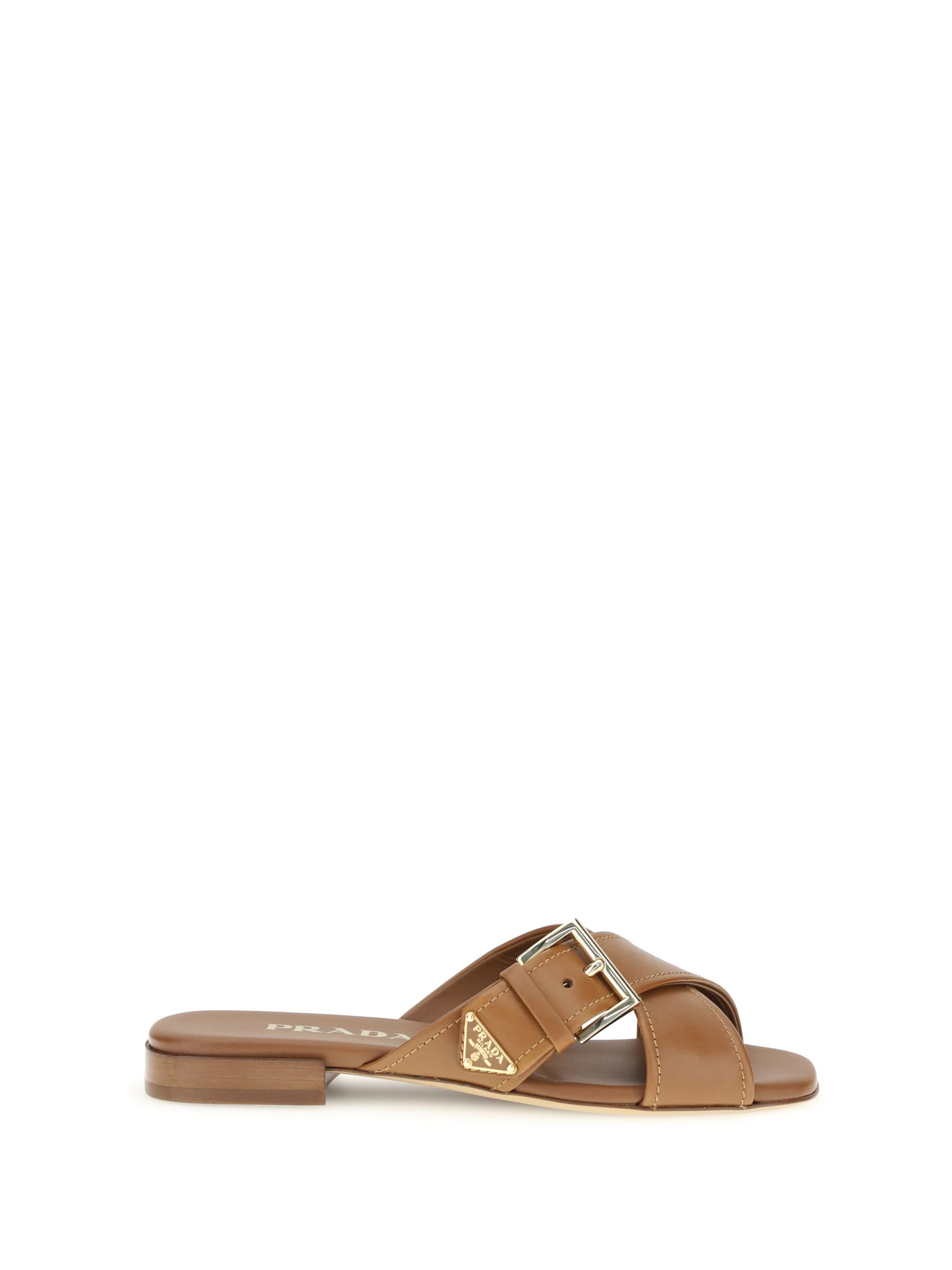 Prada Leather Sandals Size US 6 / IT 36 - 1 Thumbnail