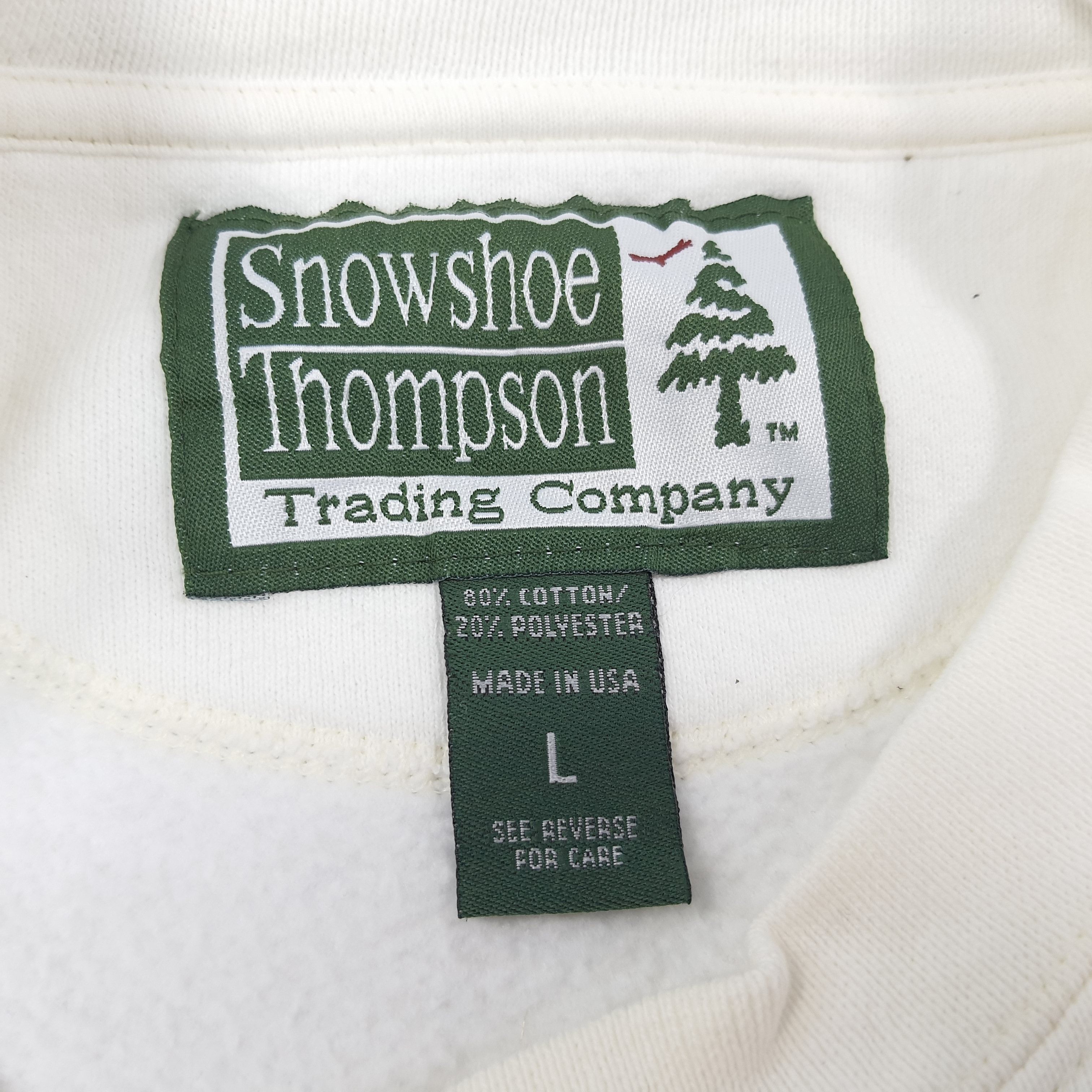 Vintage Vintage Snow Wolf Wilderness Companion Art Sweatshirt C221N4 Size US L / EU 52-54 / 3 - 5 Thumbnail