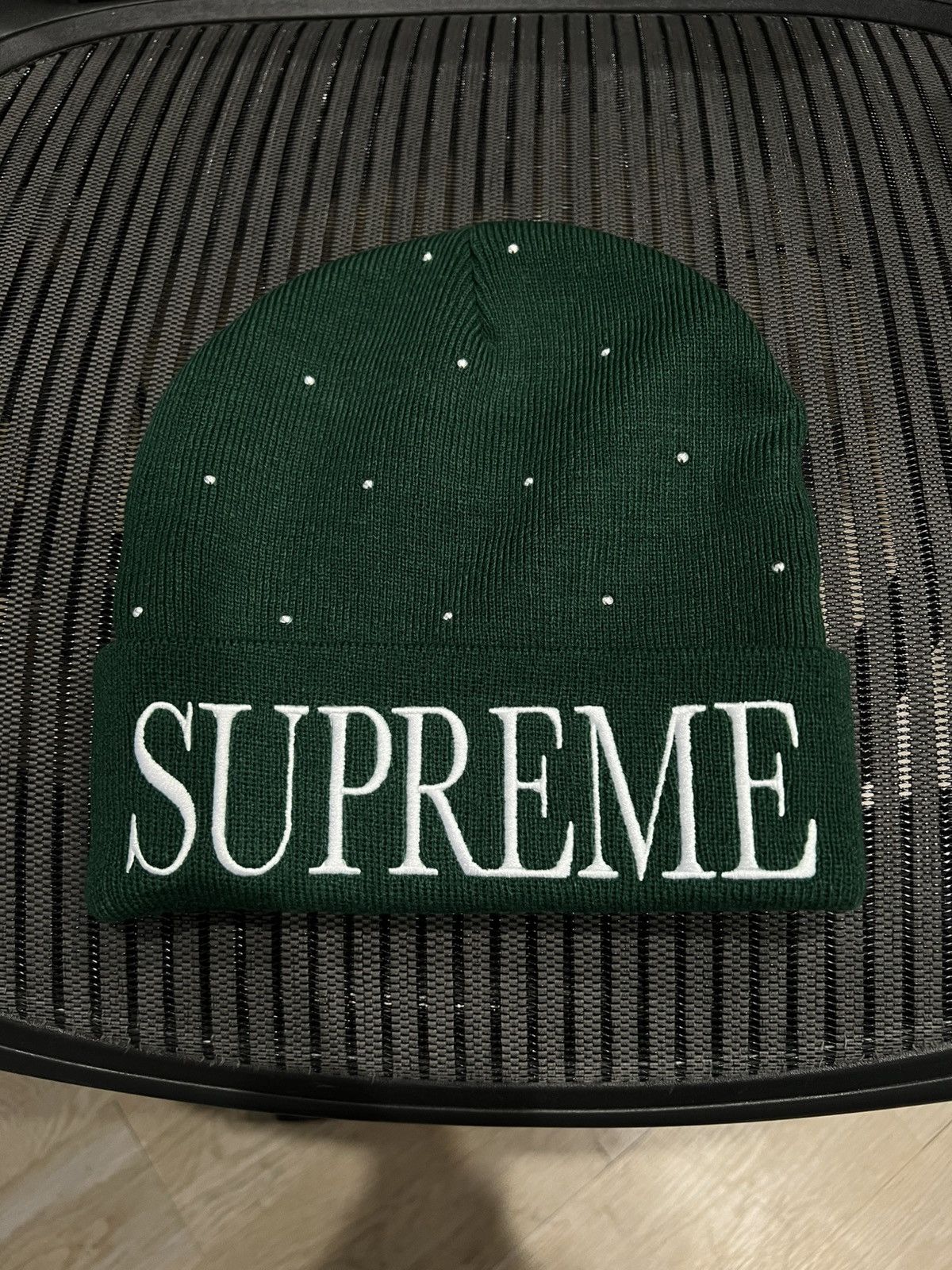 Supreme Supreme Studded Beanie FW18 Size ONE SIZE - 2 Thumbnail