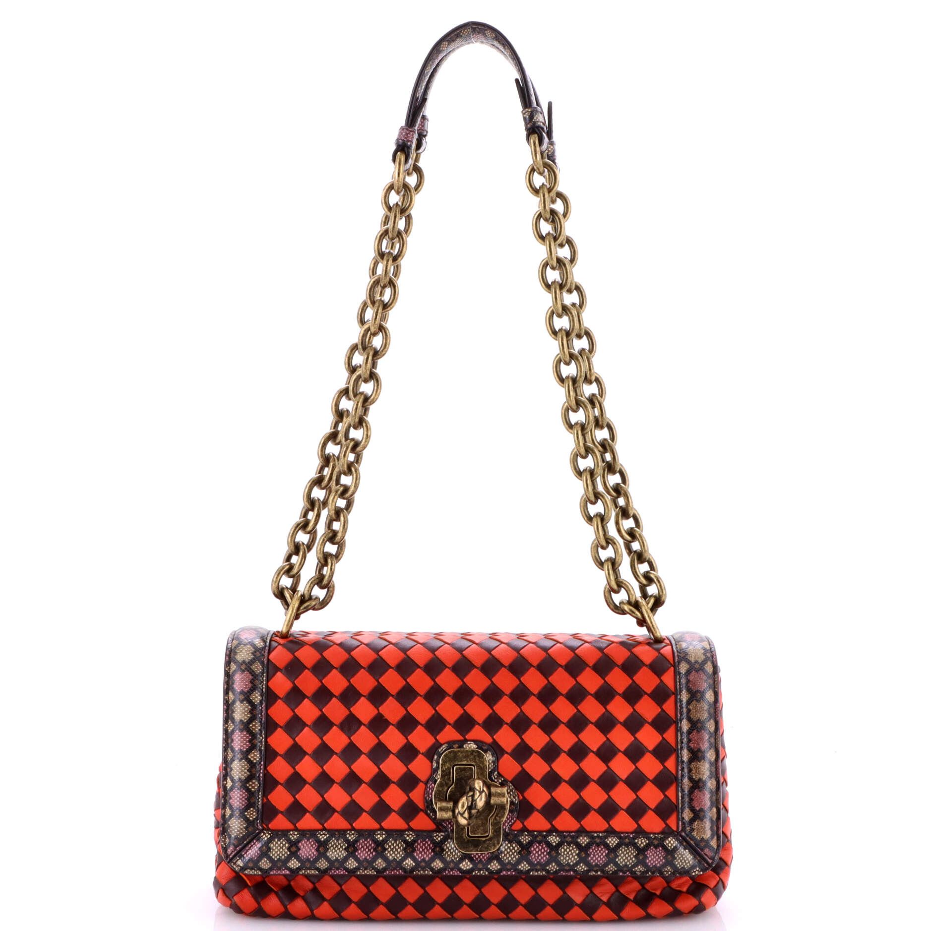 Bottega Veneta Club Stitch Olimpia Knot Flap Bag Size ONE SIZE - 1 Thumbnail