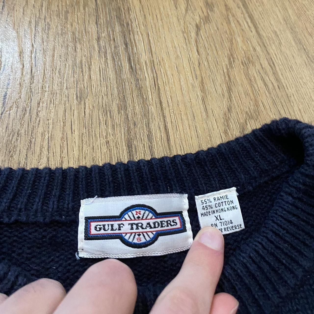 Other Navy blue vintage golf sweater Vintage Boxy Cozy Size US XL / EU 56 / 4 - 3 Thumbnail