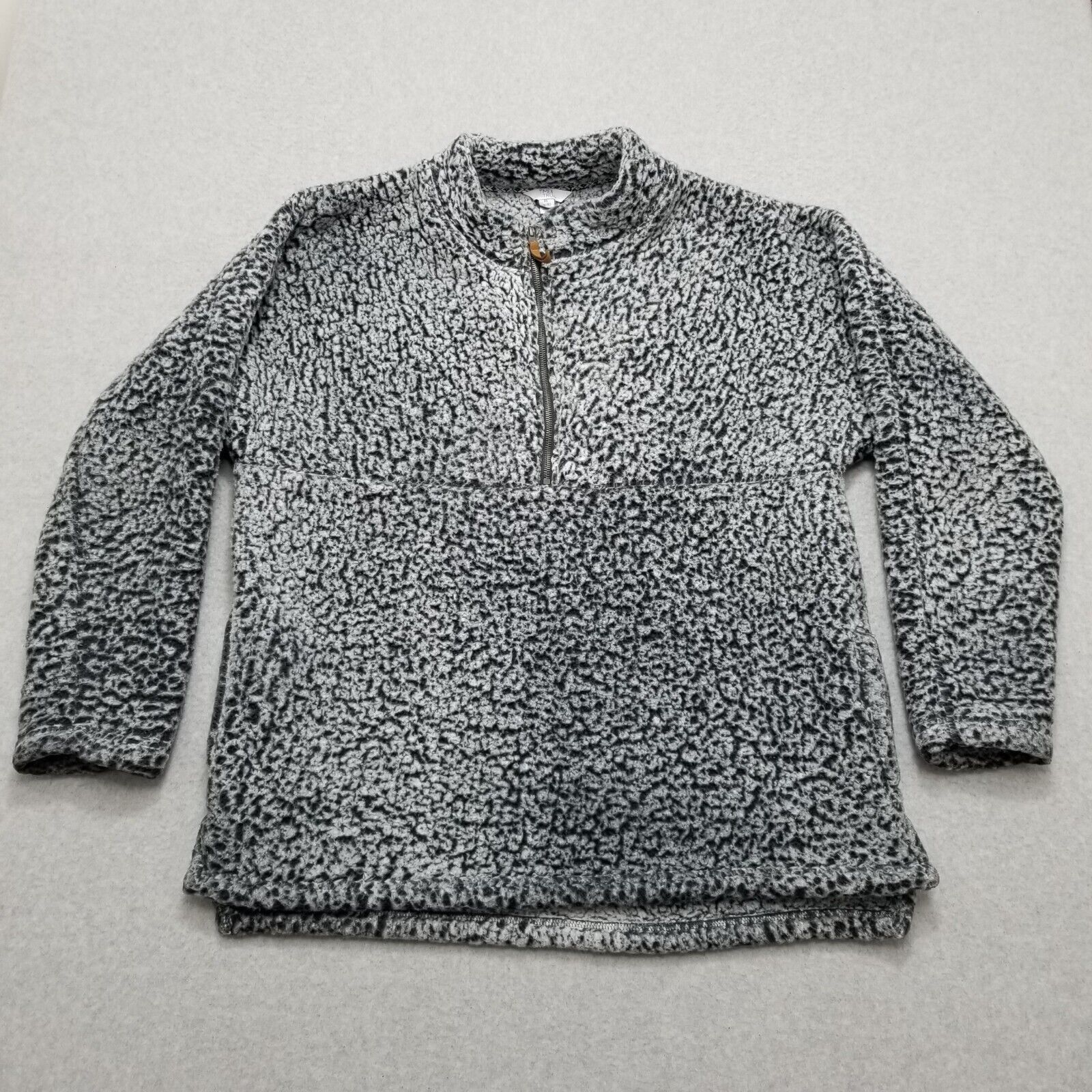 Other Time Tru Sherpa Sweater Mens XL Zip Pockets Pullover Size US XL / EU 56 / 4 - 1 Thumbnail
