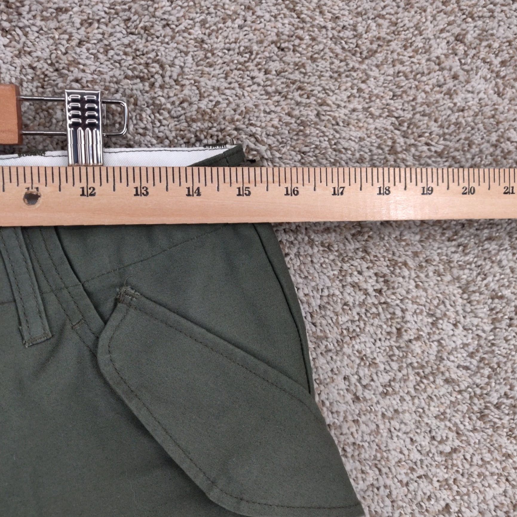 Alpha Industries Vtg Alpha Industries Military Trousers Cargo Pants Mens 30 Green Canvas 32 Inseam 30 Waiste Adjustable Lined Field Workwear Winter Army 90s Mens Size US 32 / EU 48 - 7 Thumbnail