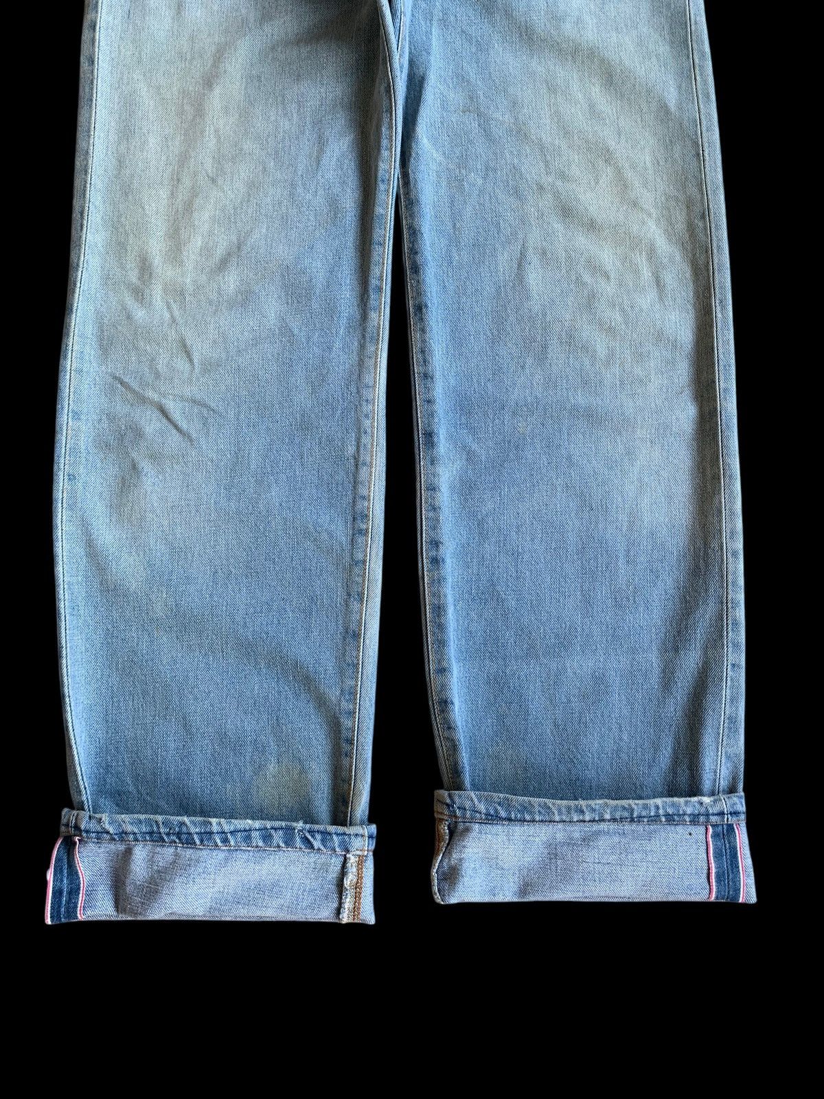 Edwin × If Six Was Nine × Jean VINTAGE EDWIN 505X SELVEDGE FADED DISTRESSED DENIM Size US 30 / EU 46 - 10 Thumbnail