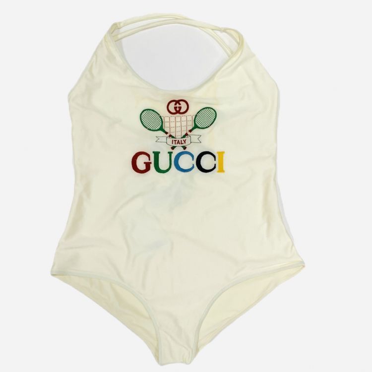 Gucci Gucci Tennis Logo Swimsuit Size XL Size XL / US 12-14 / IT 48-50 - 1 Thumbnail