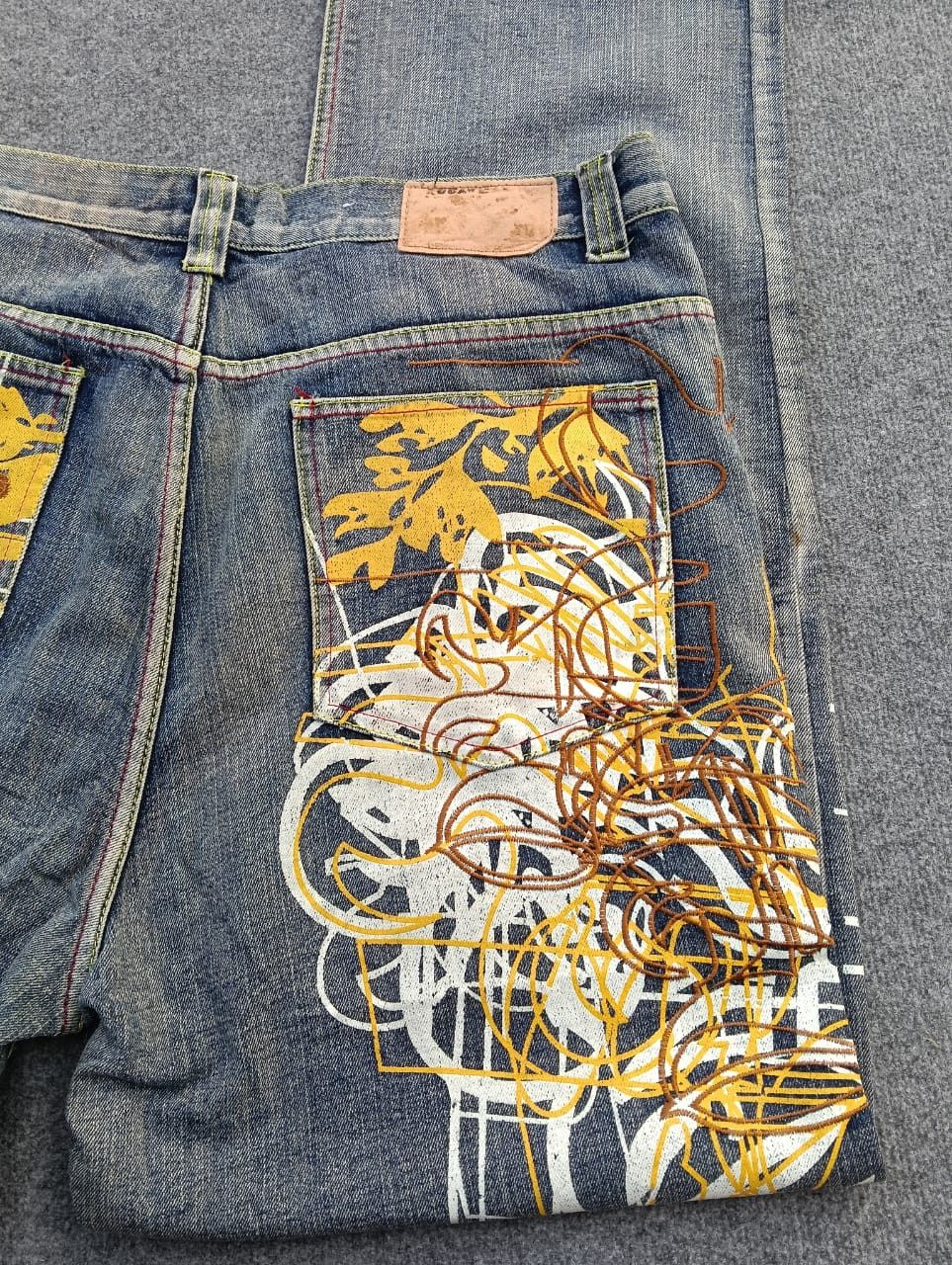 Rocawear Vintage Rocawear Baggy Embroidered Graphic Jeans Y2K. Size US 38 / EU 54 - 9 Thumbnail