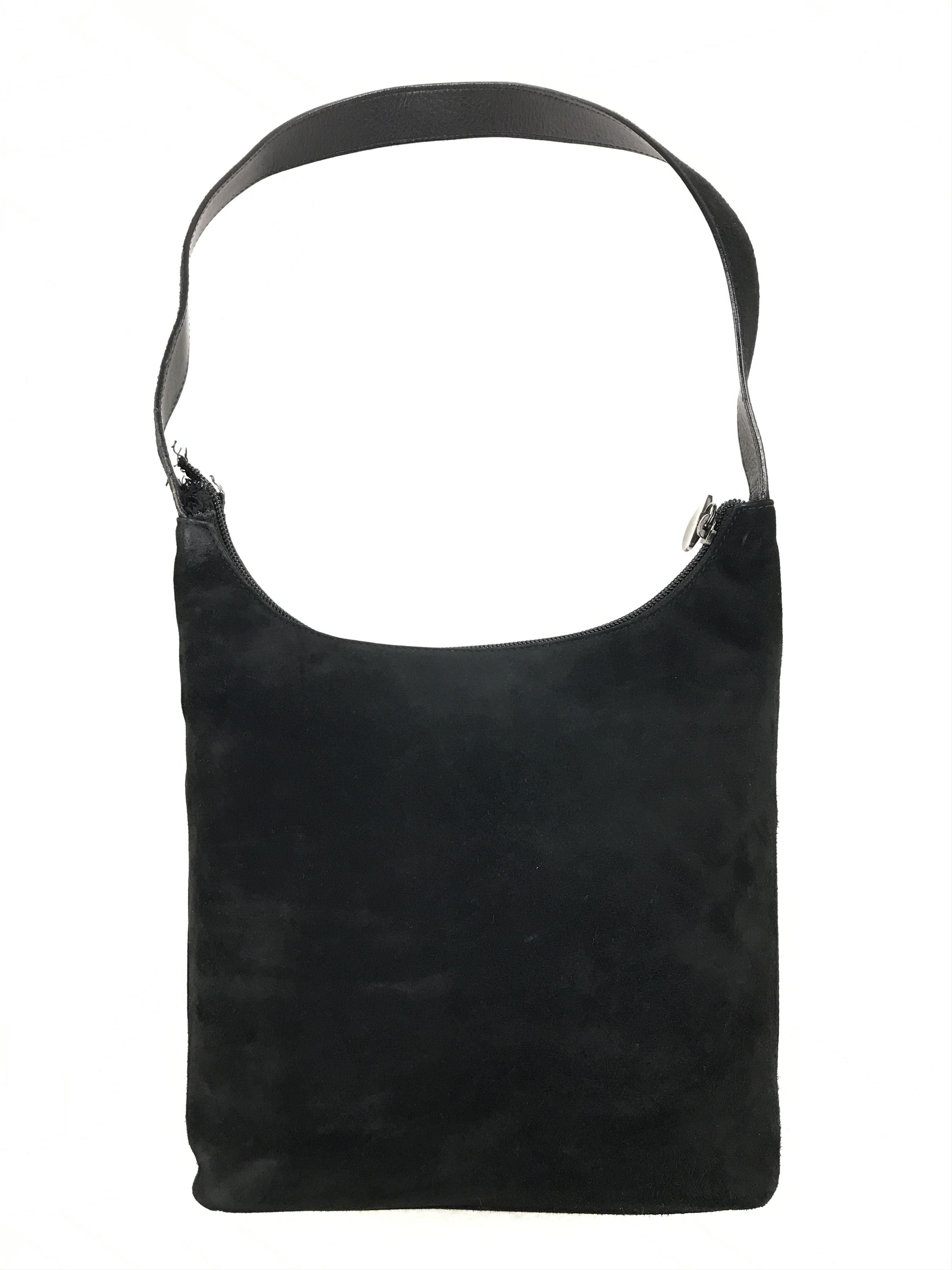 Designer × Salvatore Ferragamo × Vintage Vintage Salvatore Ferragamo Hobo Bag Suede Leather Size ONE SIZE - 2 Thumbnail
