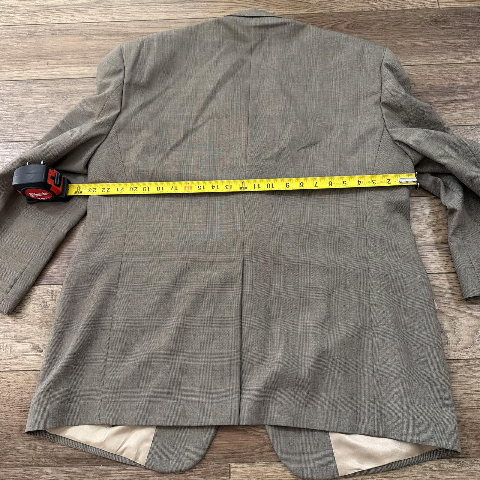 Stafford Vintage Stafford Woolmark Suit Wool Jacket Blazer 46 Short Size 46S - 7 Thumbnail