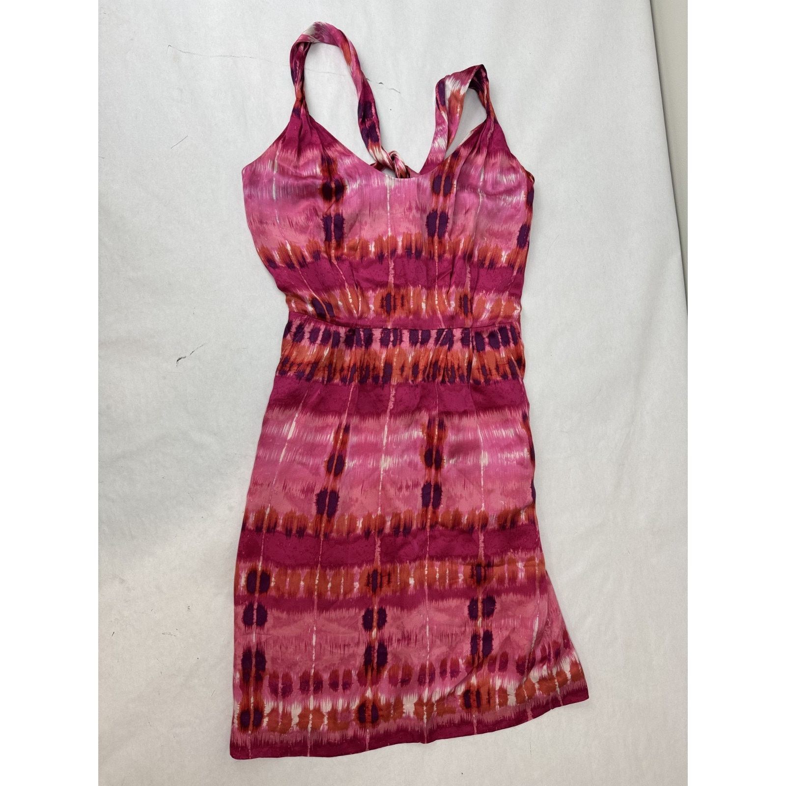 Banana Republic Twee Banana Republic Silk Twisted Shoulder Dress Pink 0 Size XS / US 0-2 / IT 36-38 - 6 Thumbnail
