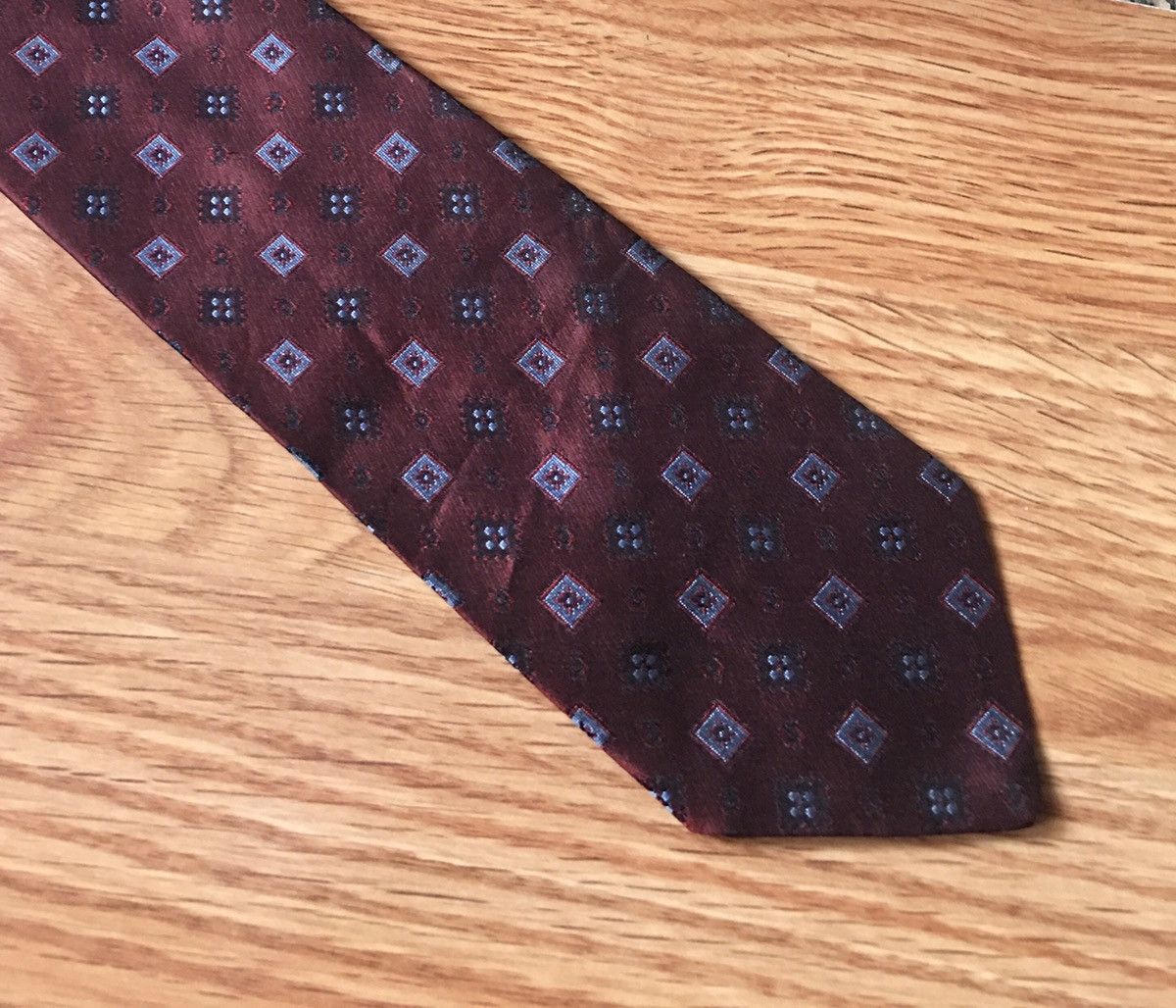 Battistoni × Vintage G. Battistoni Vintage Elegant Geometric Silk Mens Tie Size ONE SIZE - 2 Thumbnail