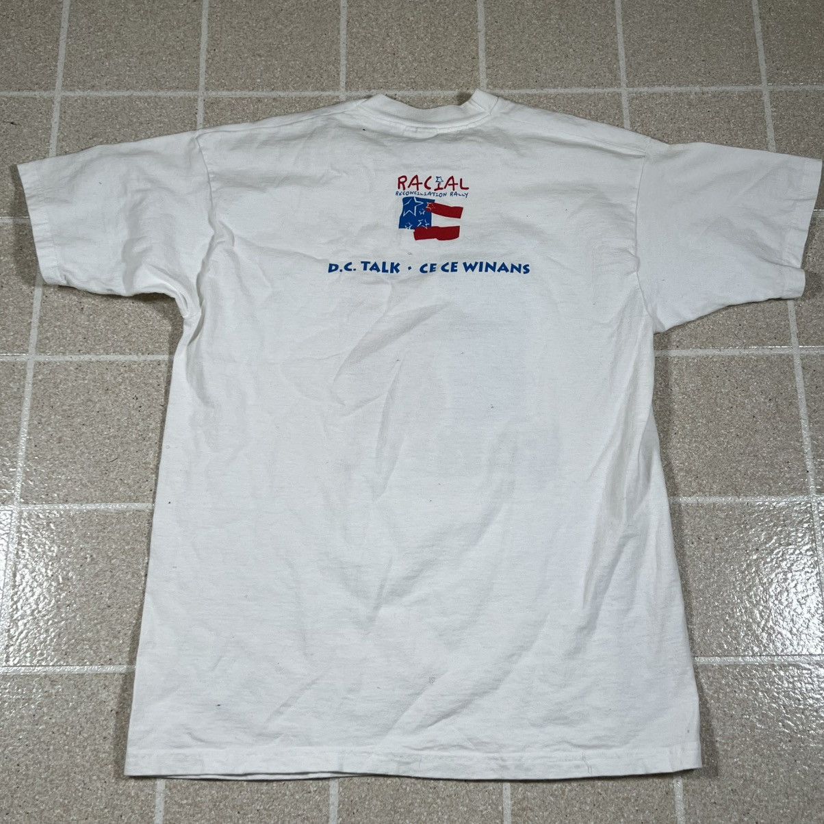 Other Vintage 90s Racial Rally Tshirt Size L American USA Size US L / EU 52-54 / 3 - 4 Thumbnail