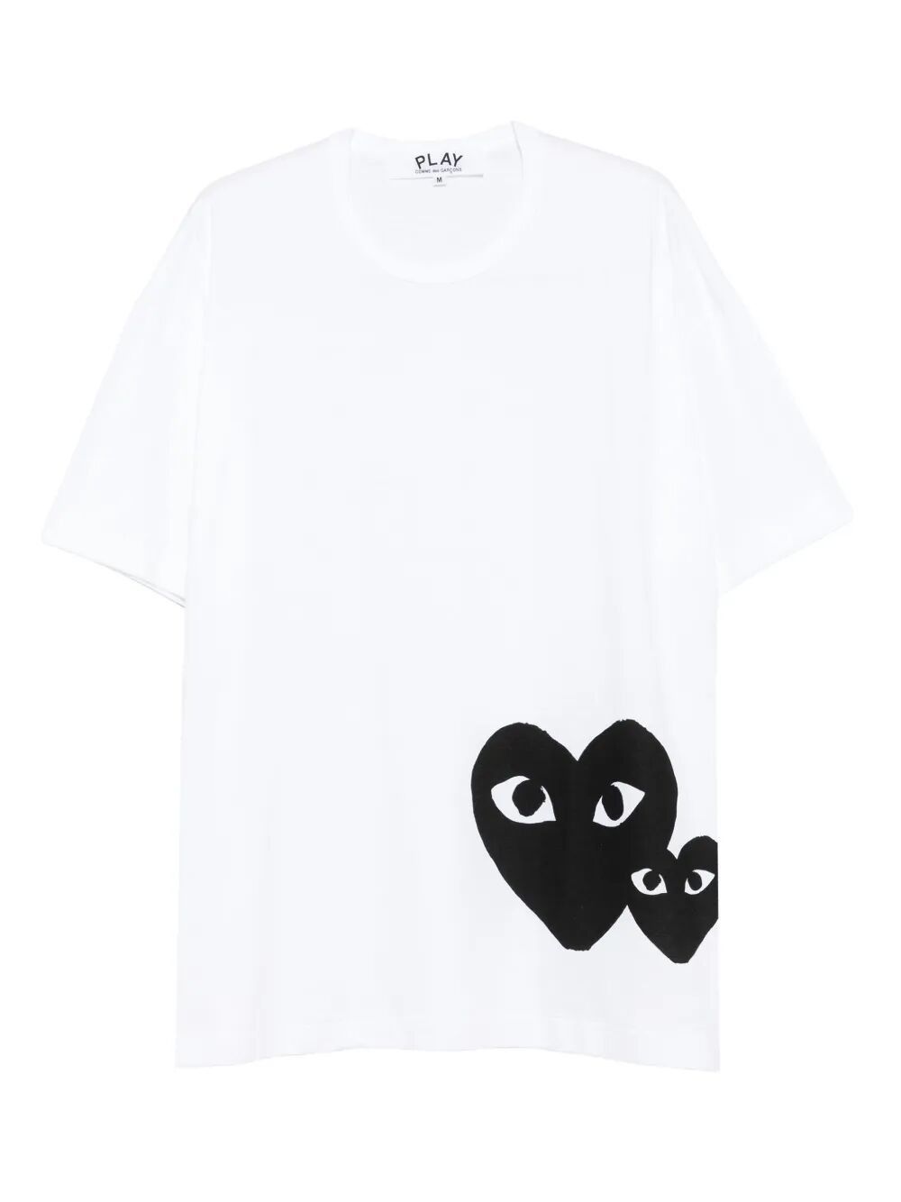 Comme des Garcons PLAY "BLACK HEART" OVERSIZED LOGO T-SHIRT Size M / US 6-8 / IT 42-44 - 1 Thumbnail